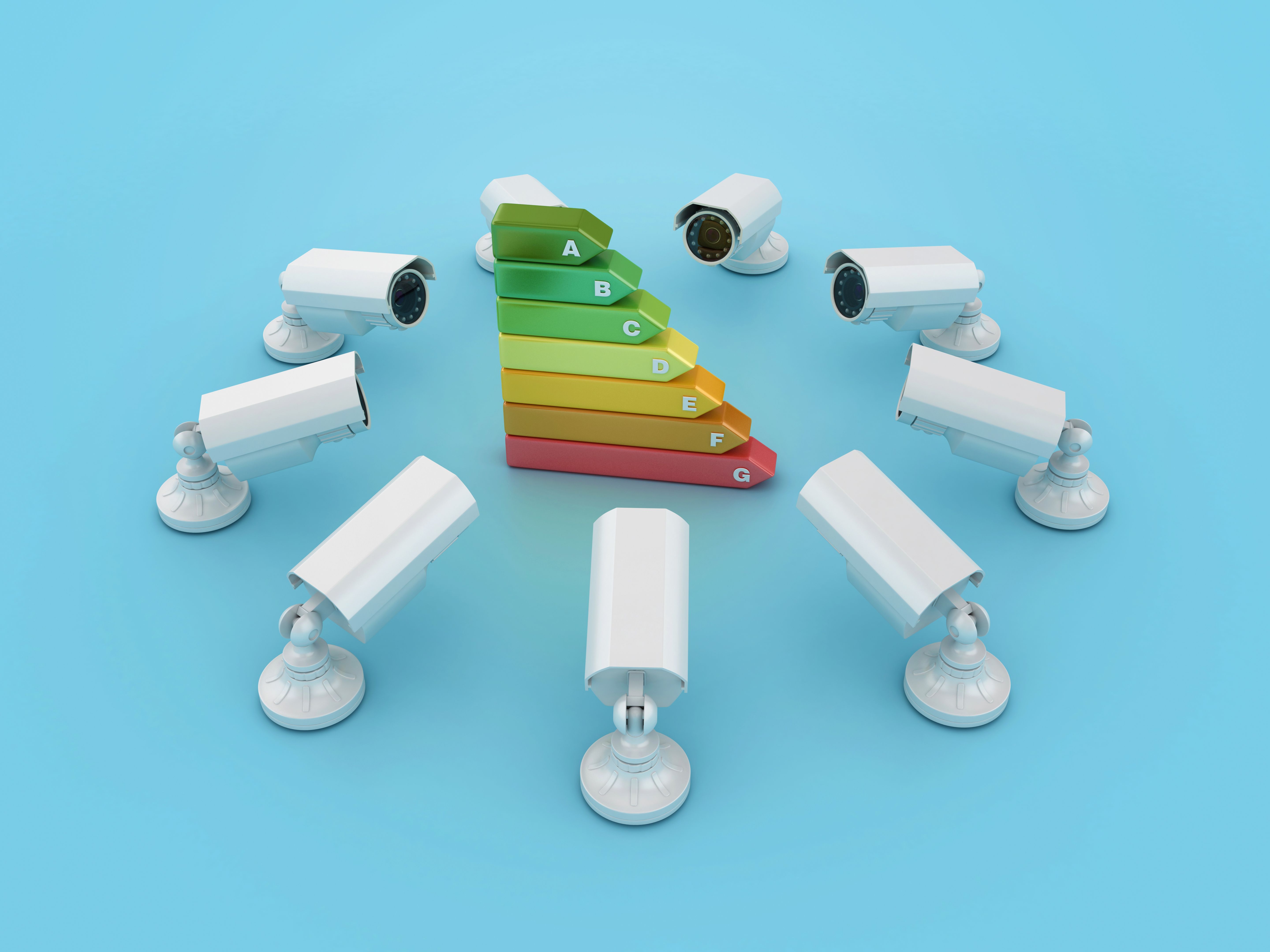 Efficient Energy Diagram with Security Cameras