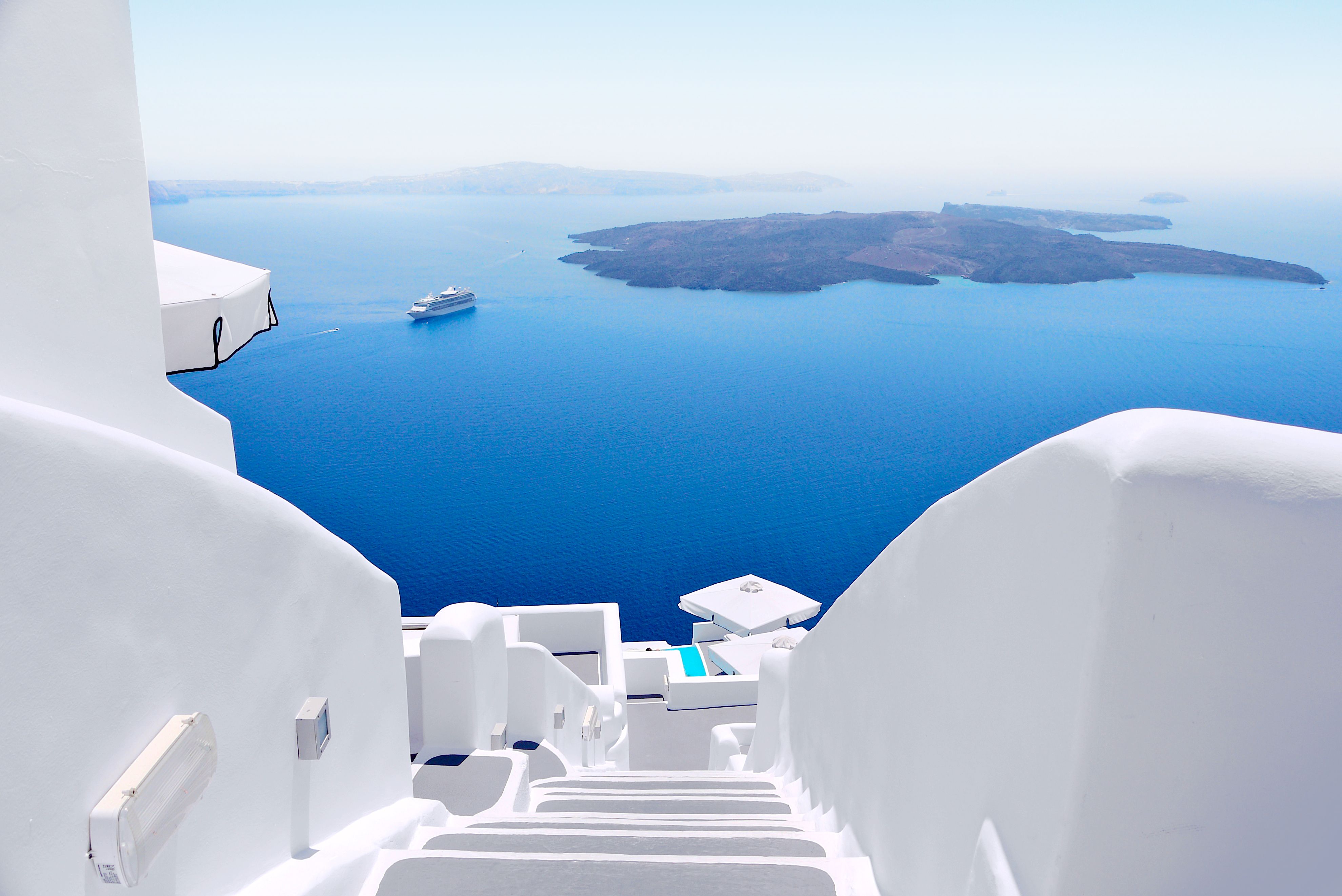 santorini landscape