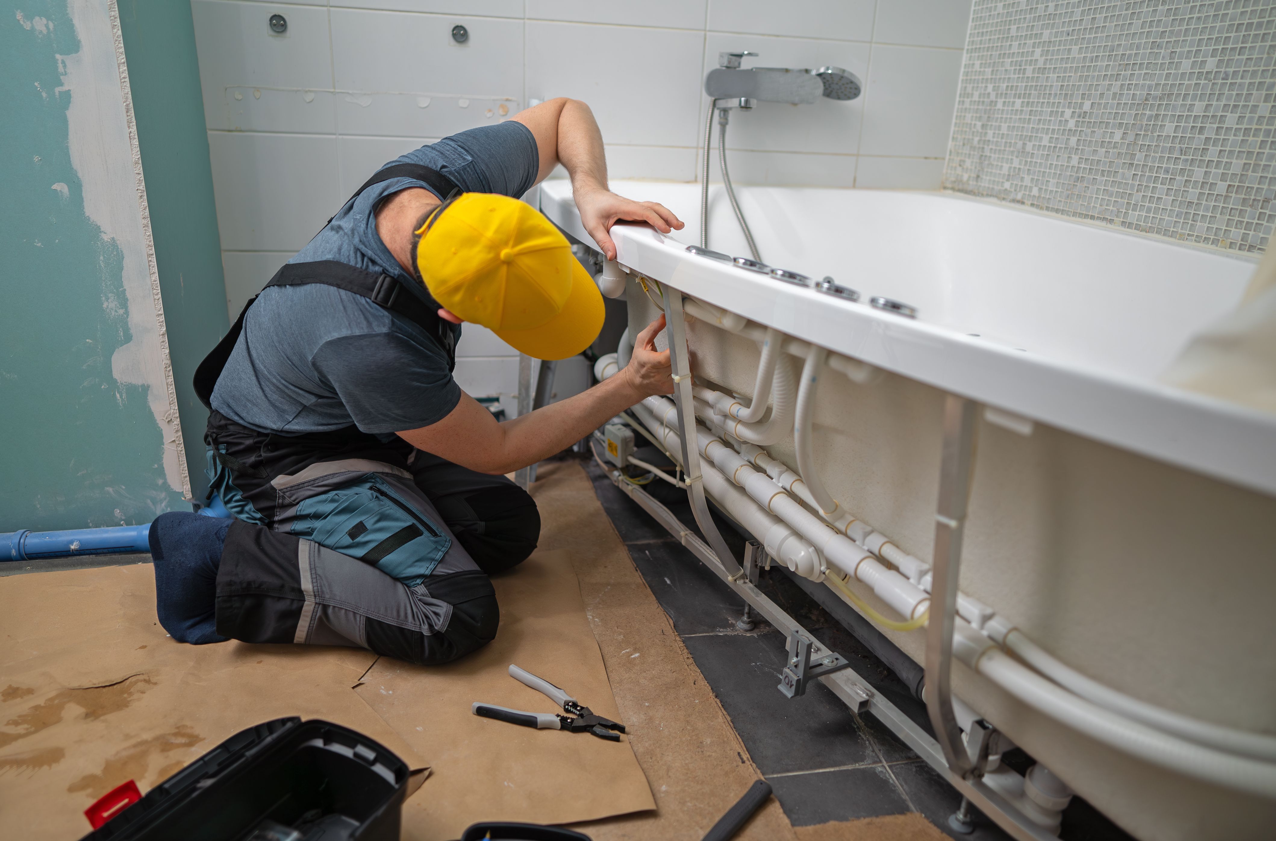 plumber working