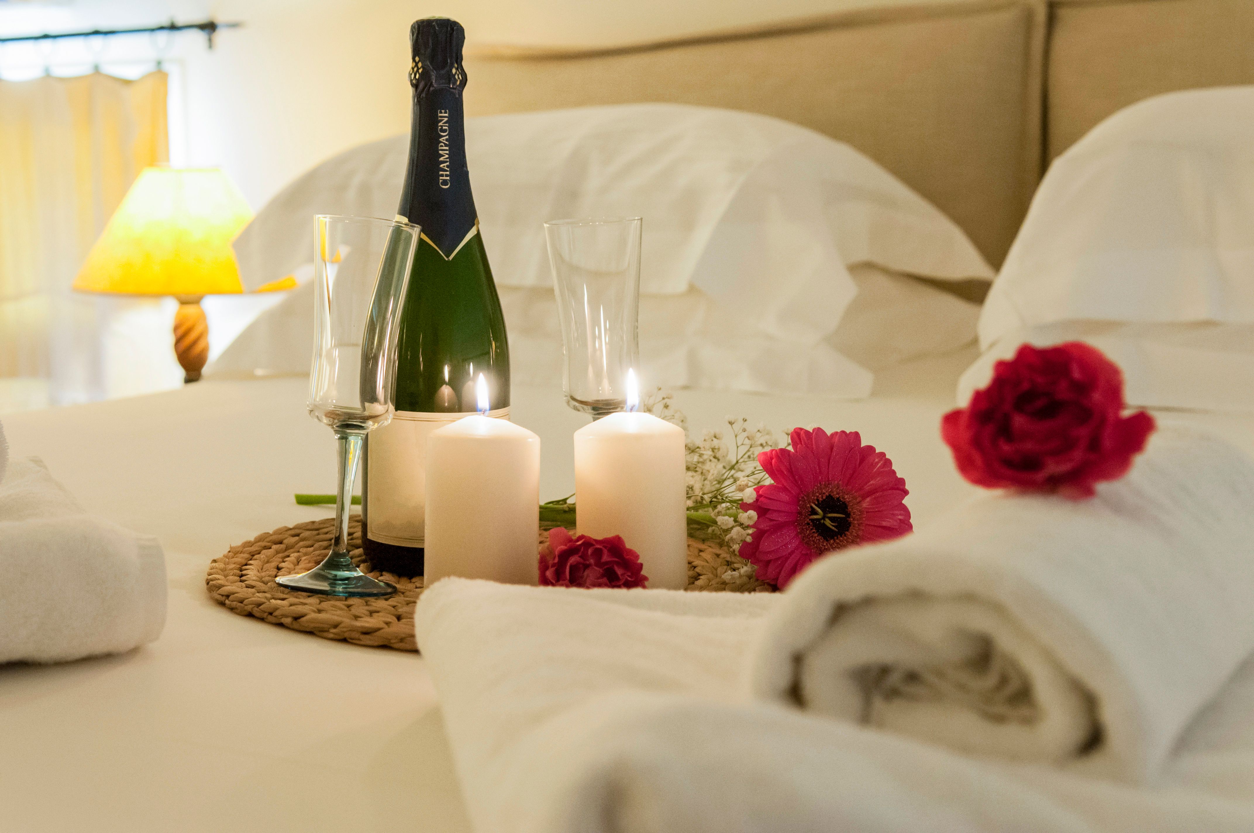 romantic hotel room