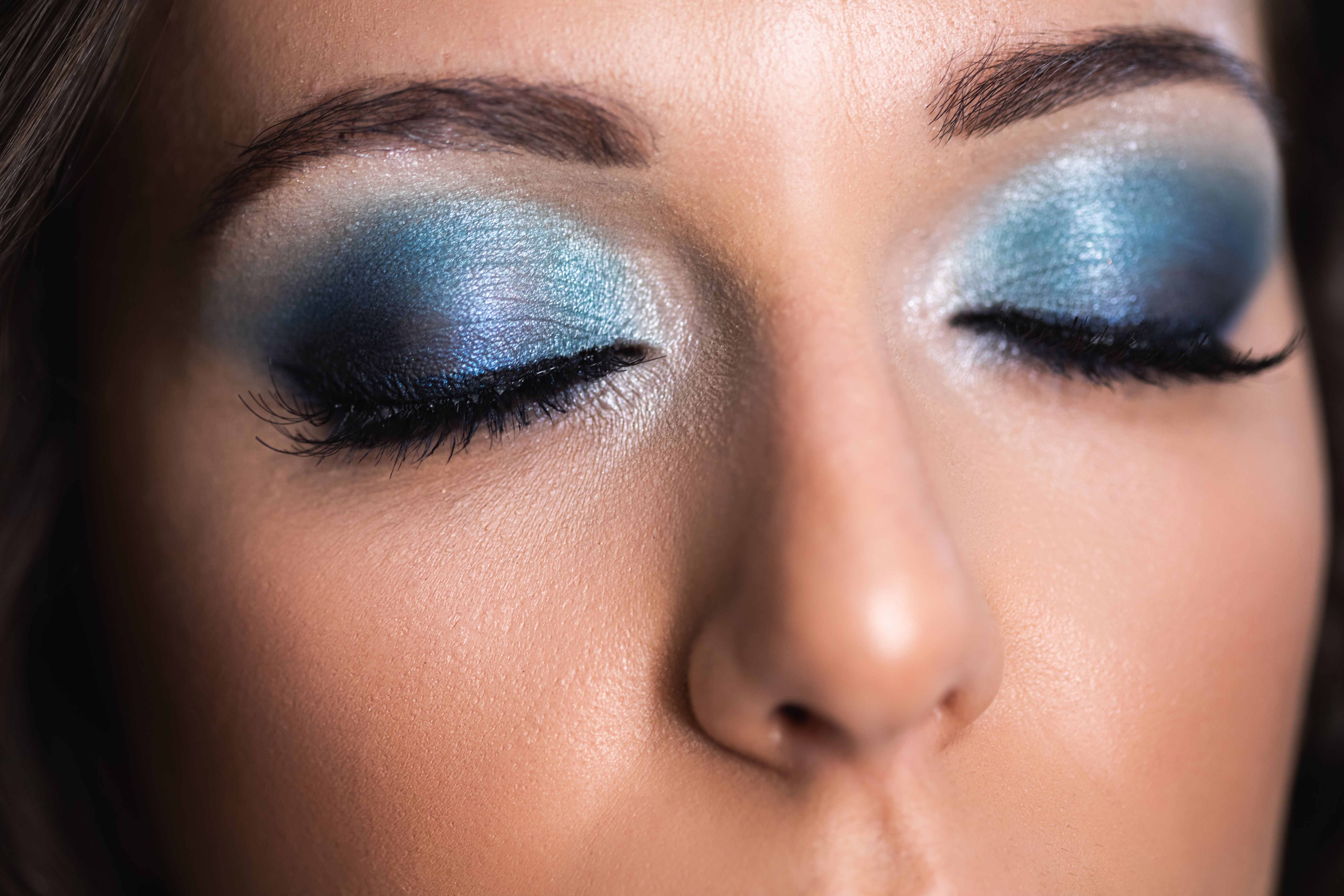 Woman wearing professional make-up