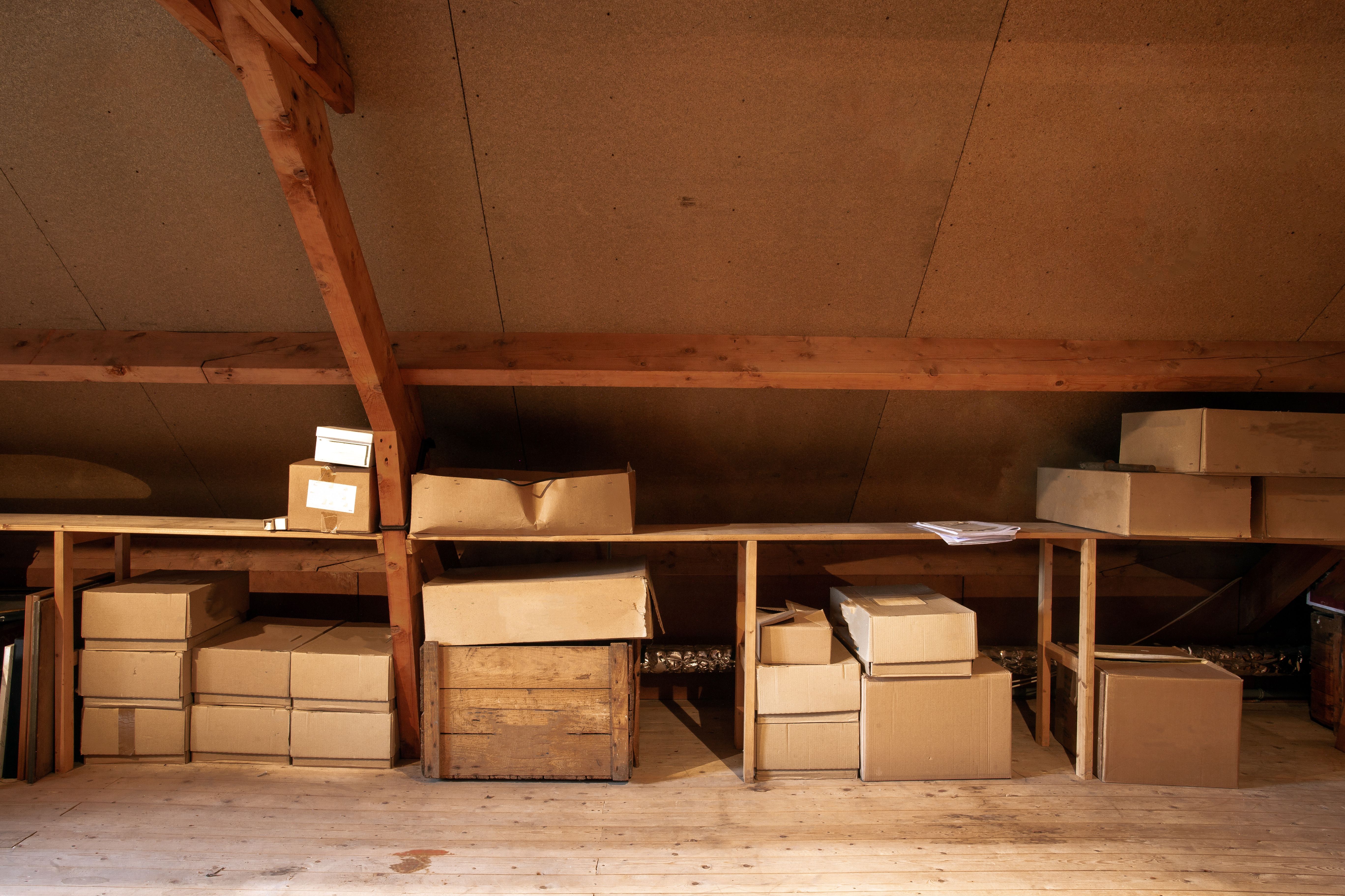attic organization