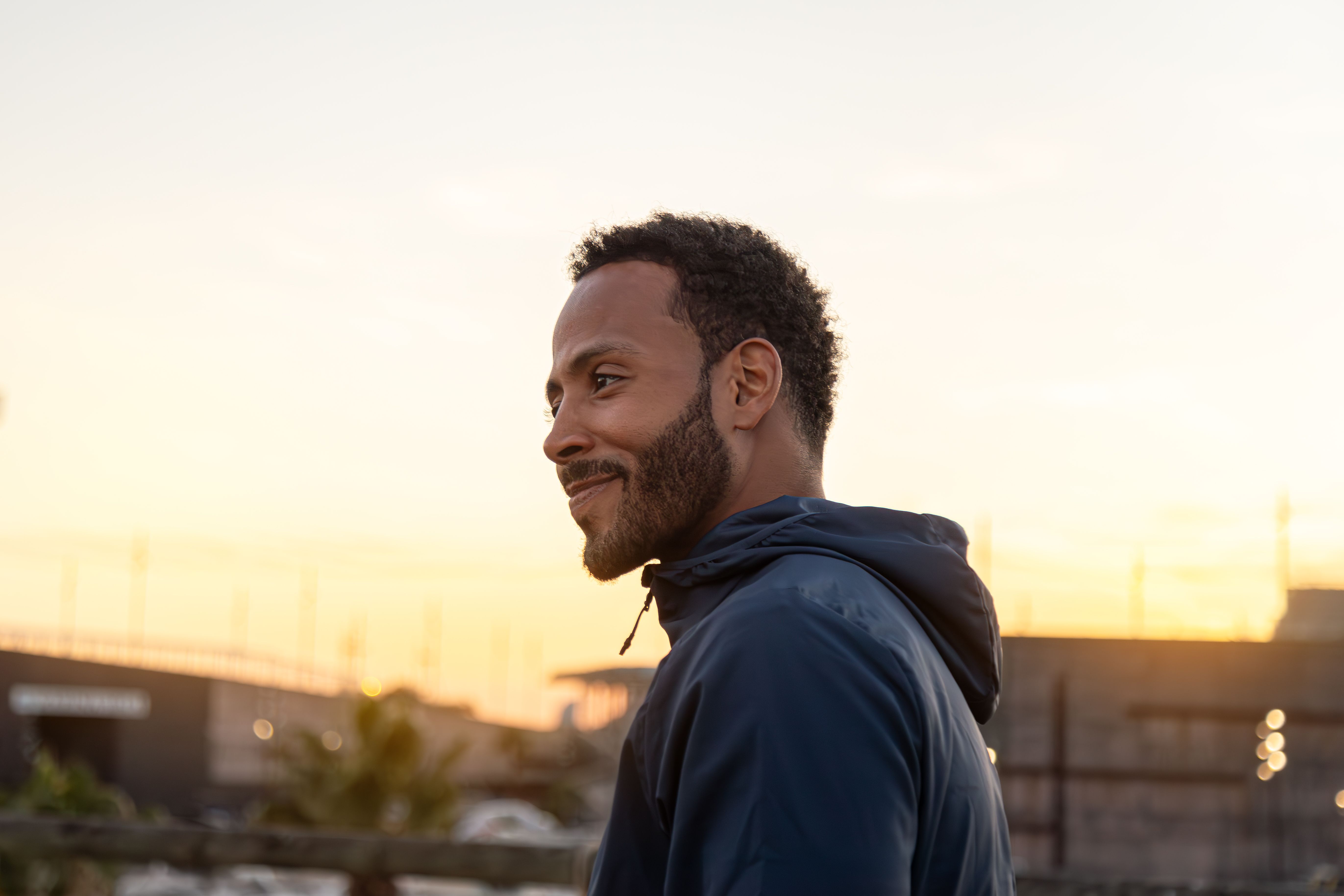 golden hour portrait