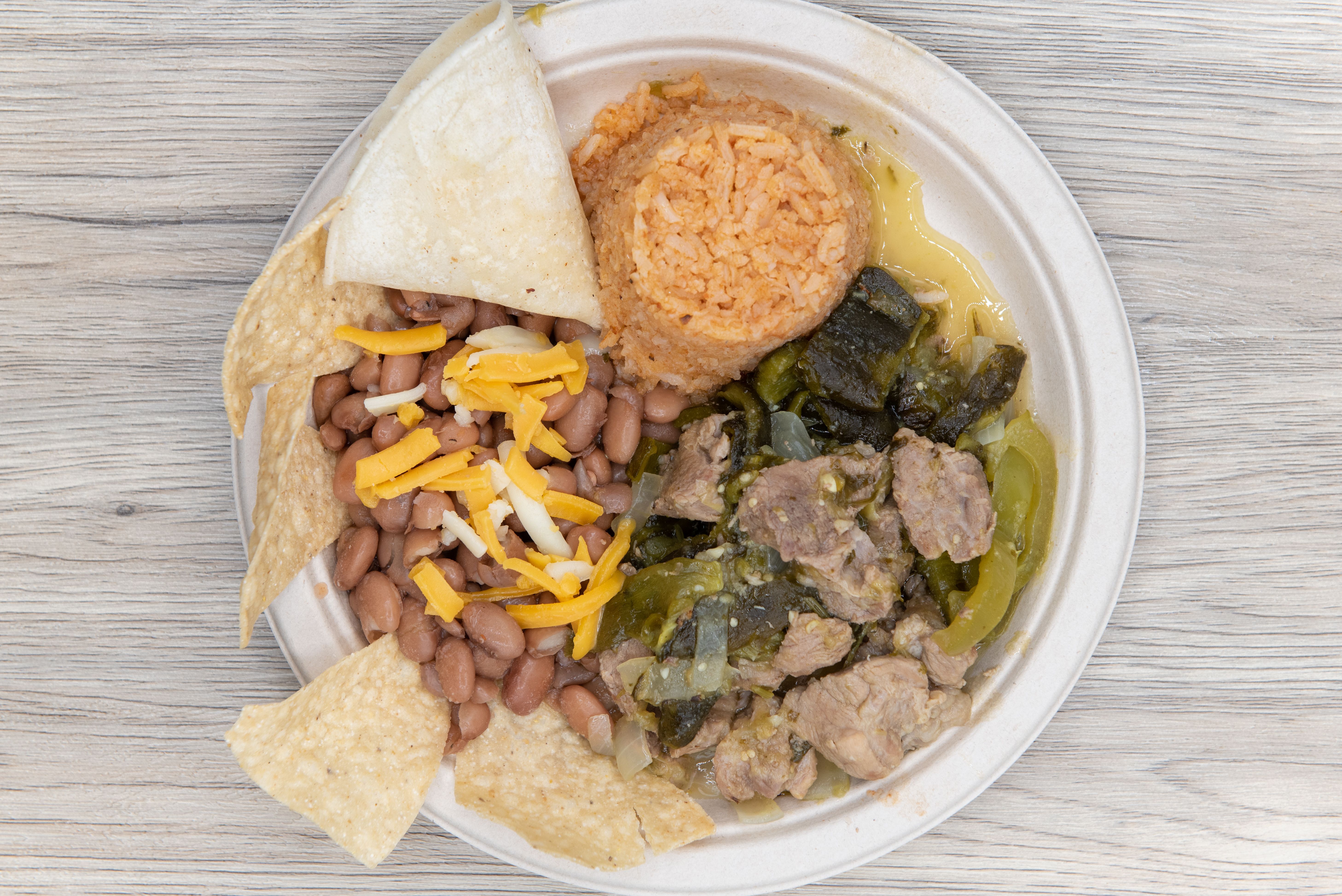 chile verde serving