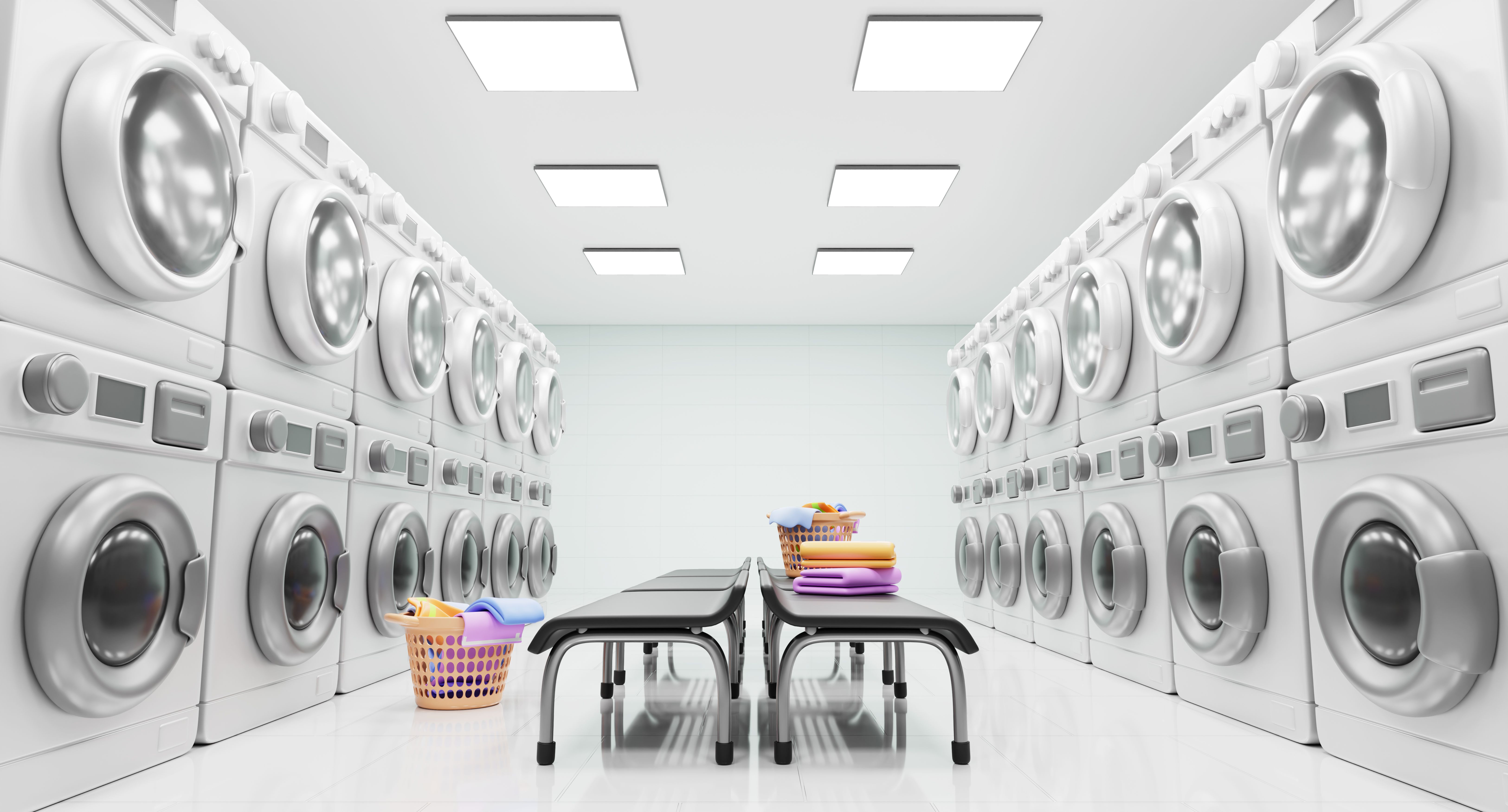 laundromat interior