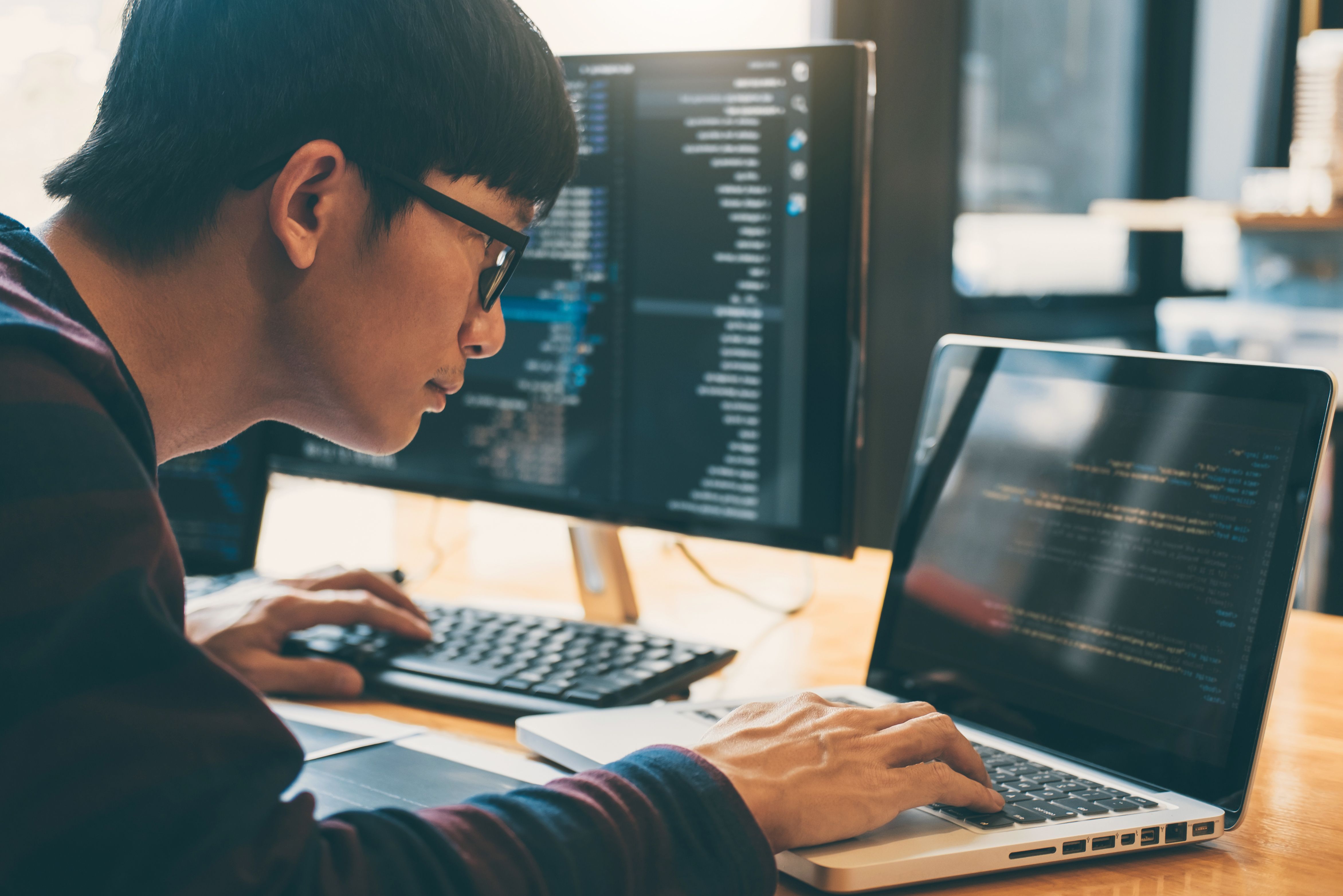 developer coding