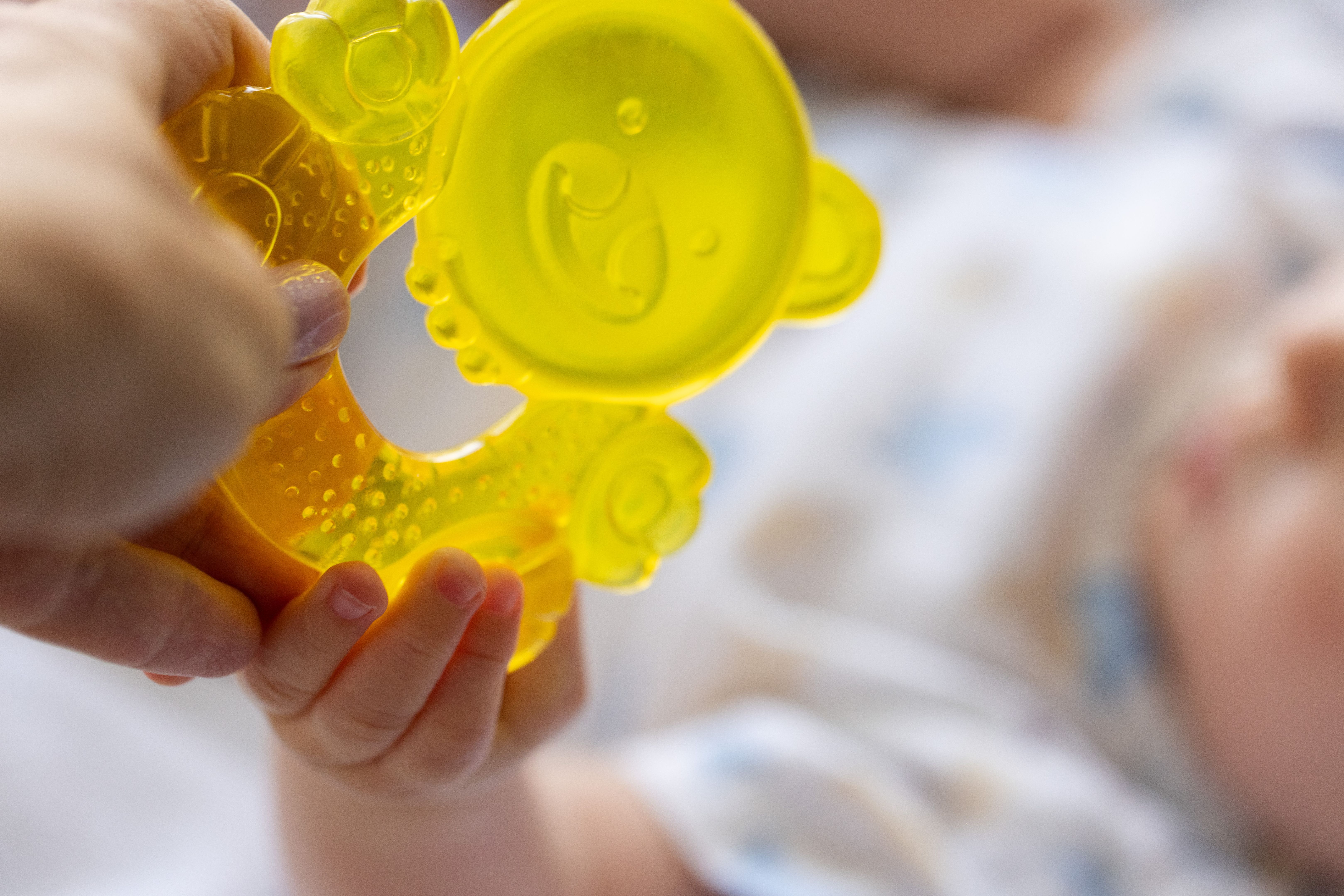 silicone teething toy