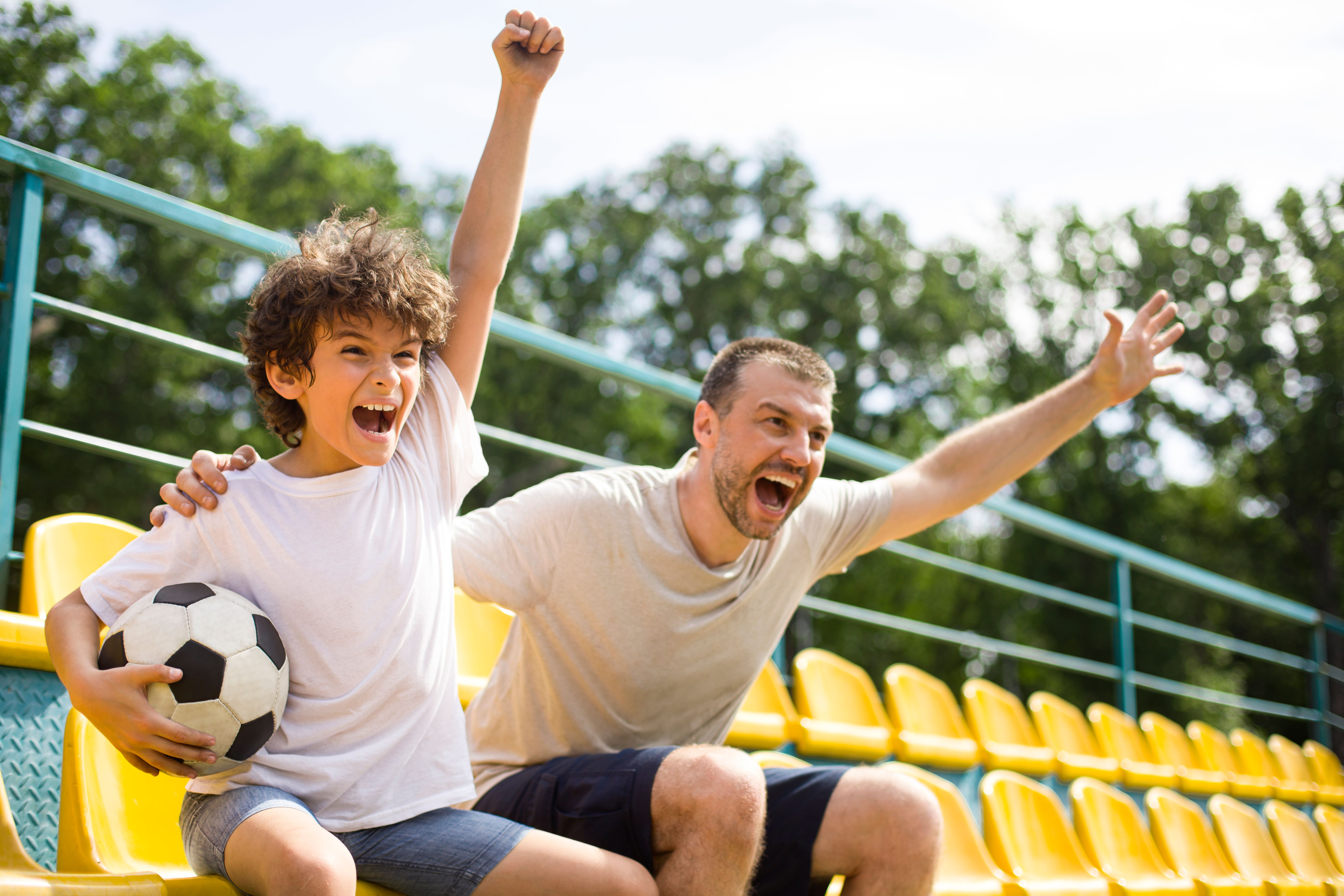 parents supporting soccer