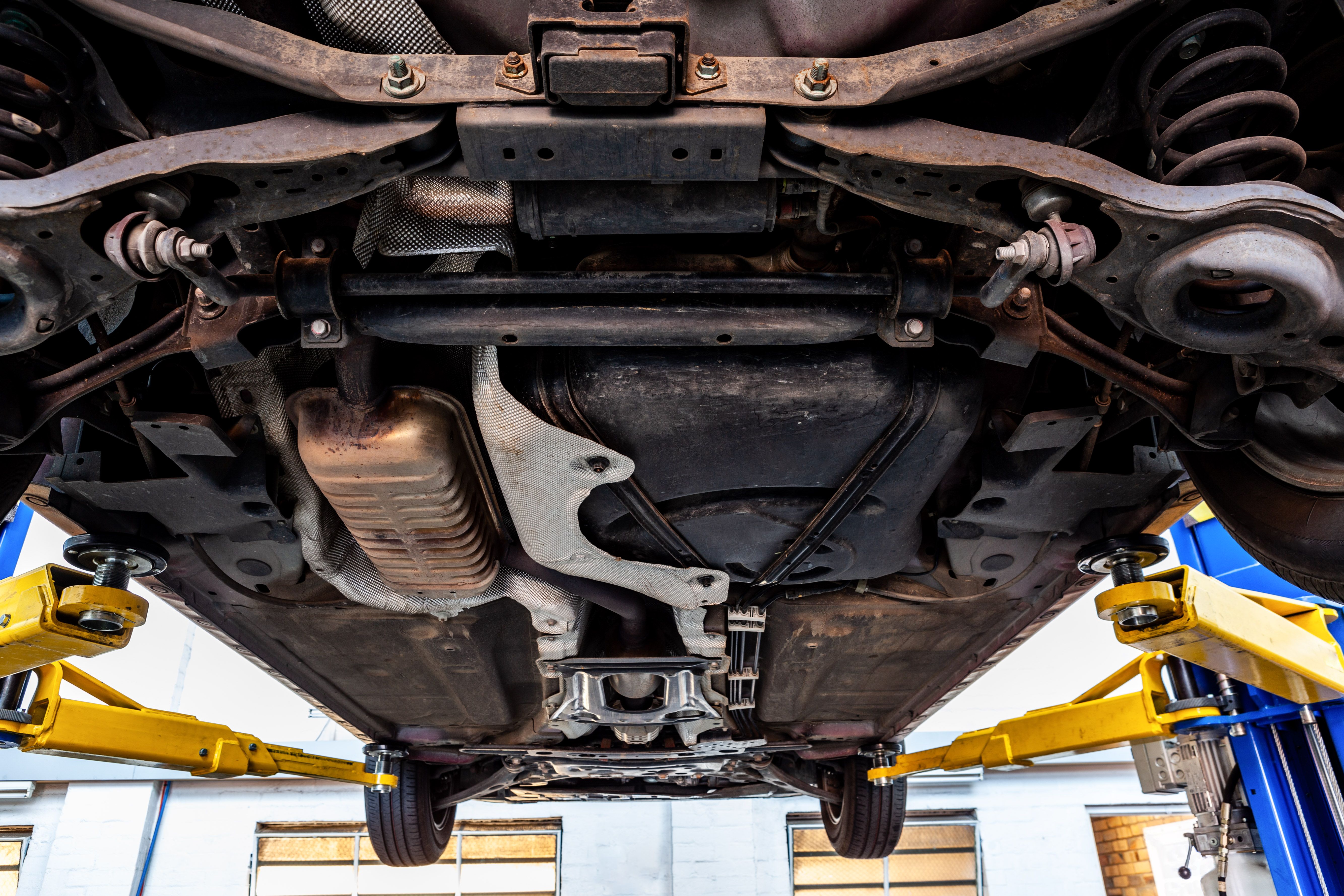 vehicle undercarriage inspection