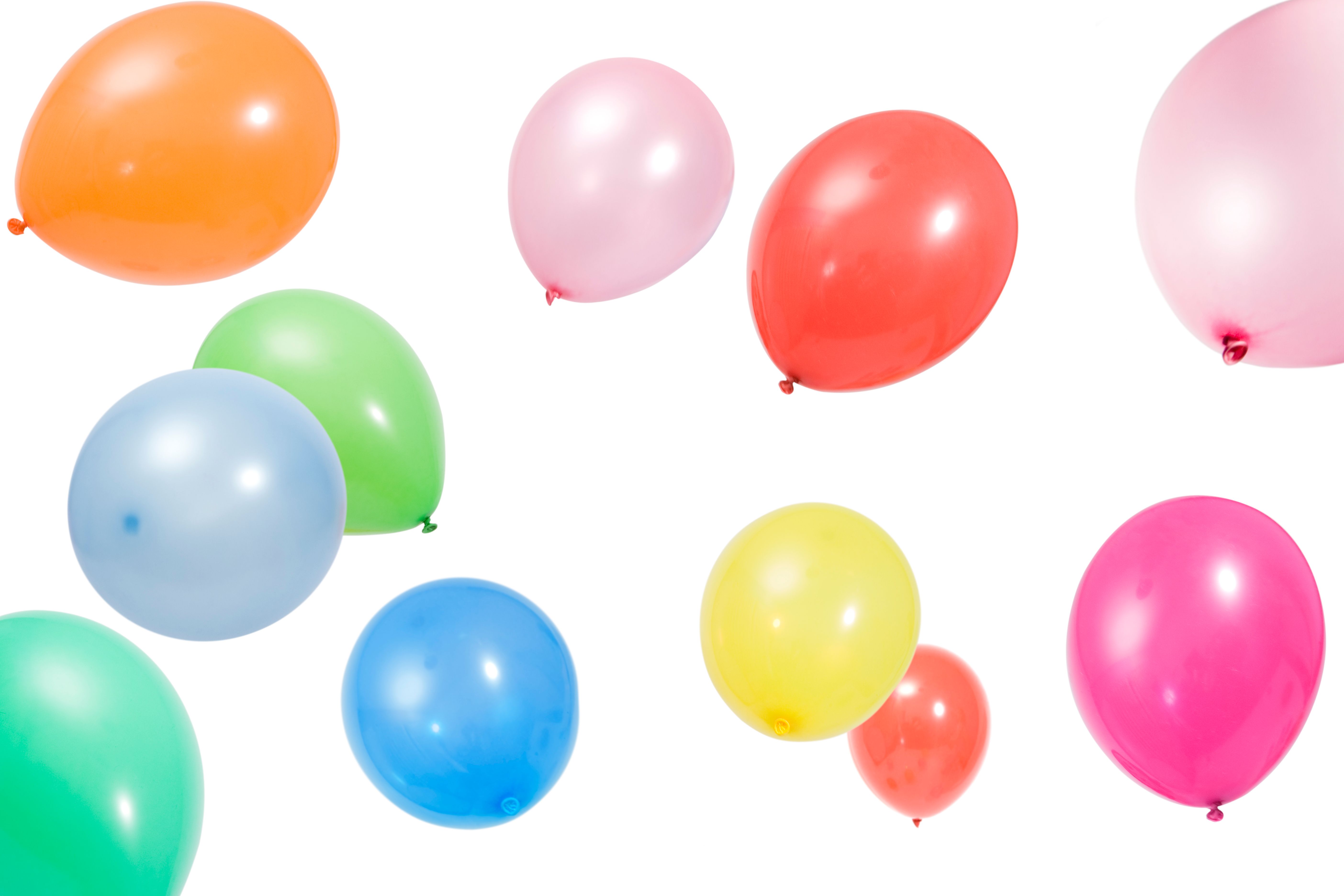 bright balloons