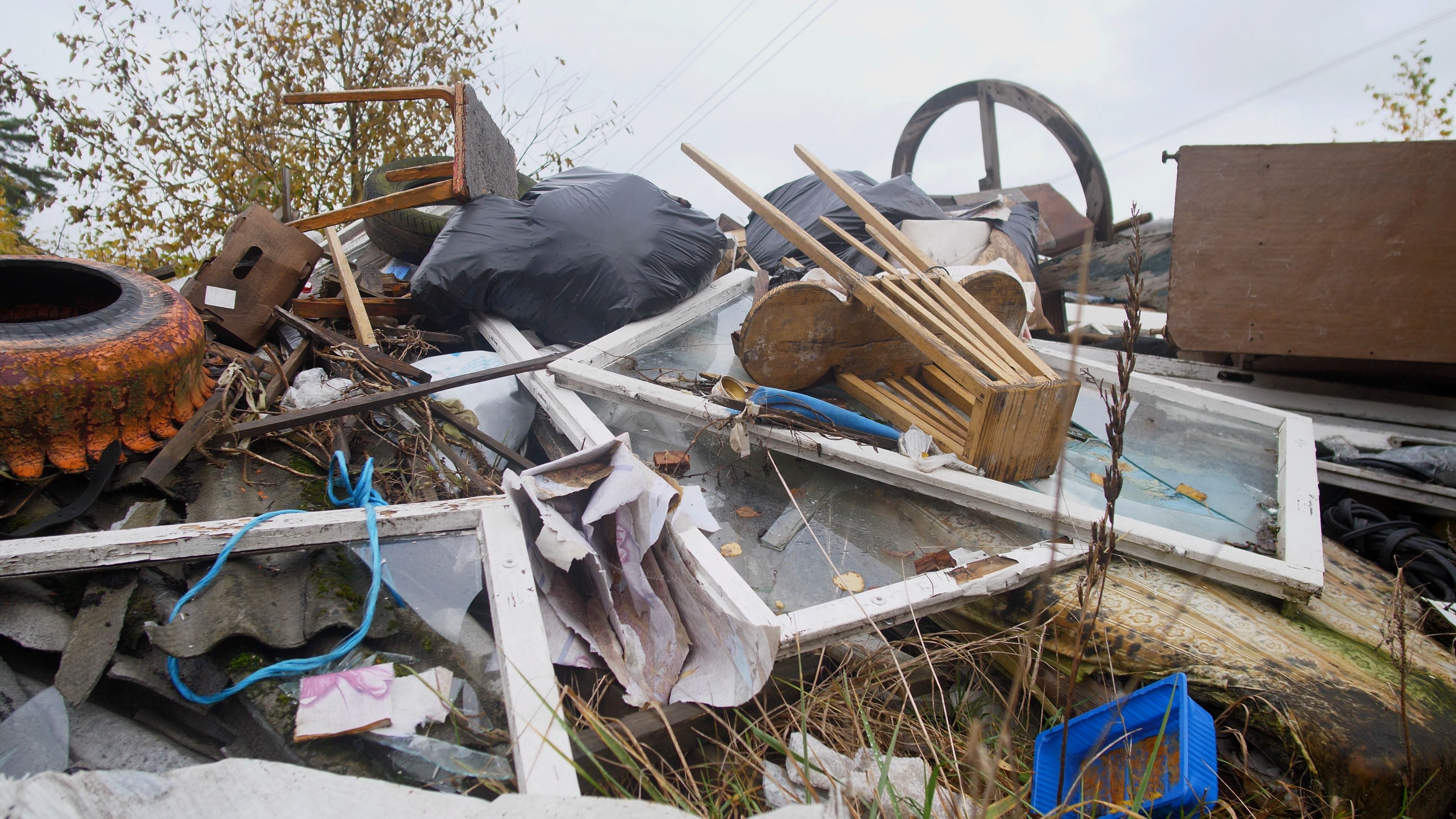construction debris sorting