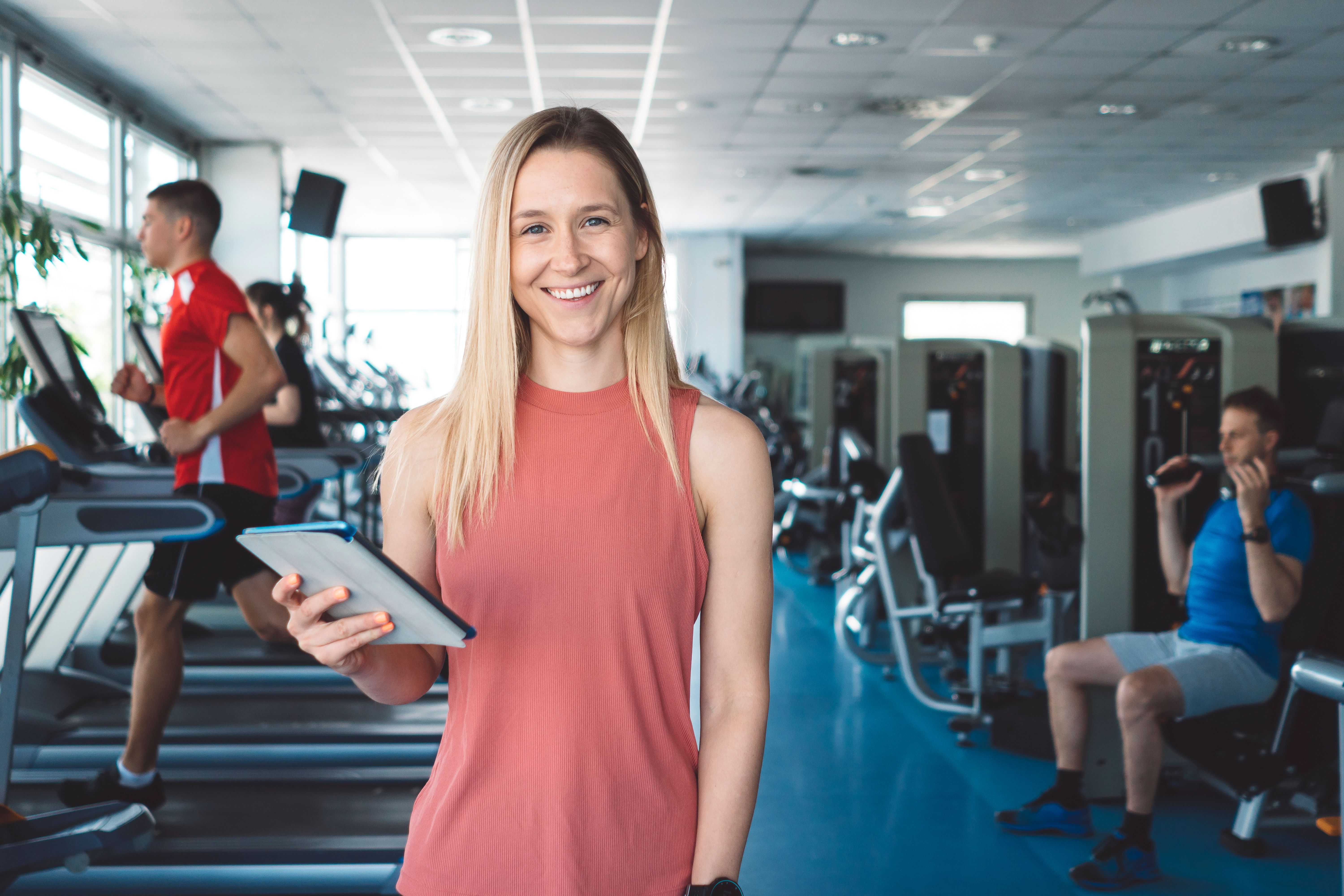 fitness instructor coaching