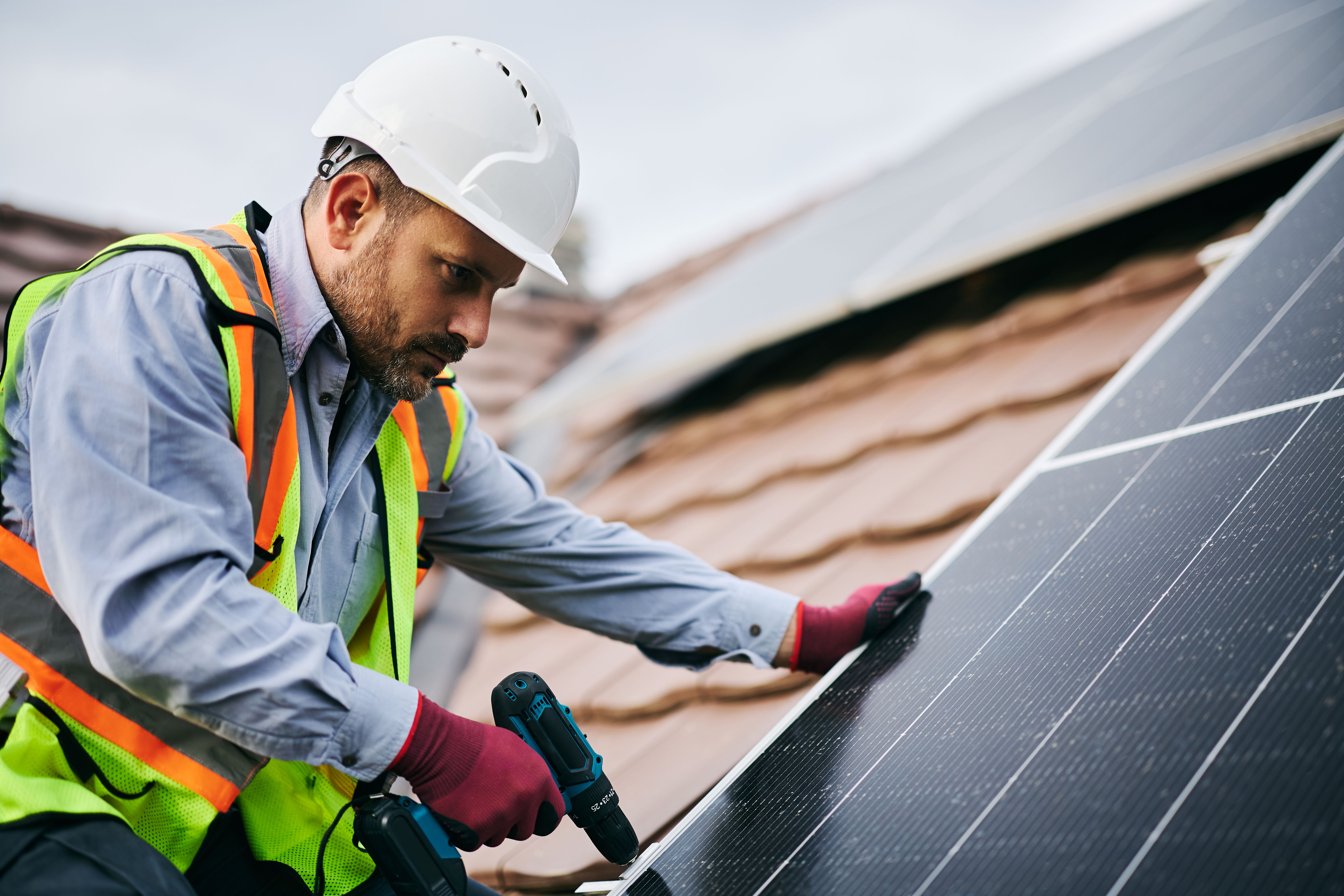 rooftop solar installation