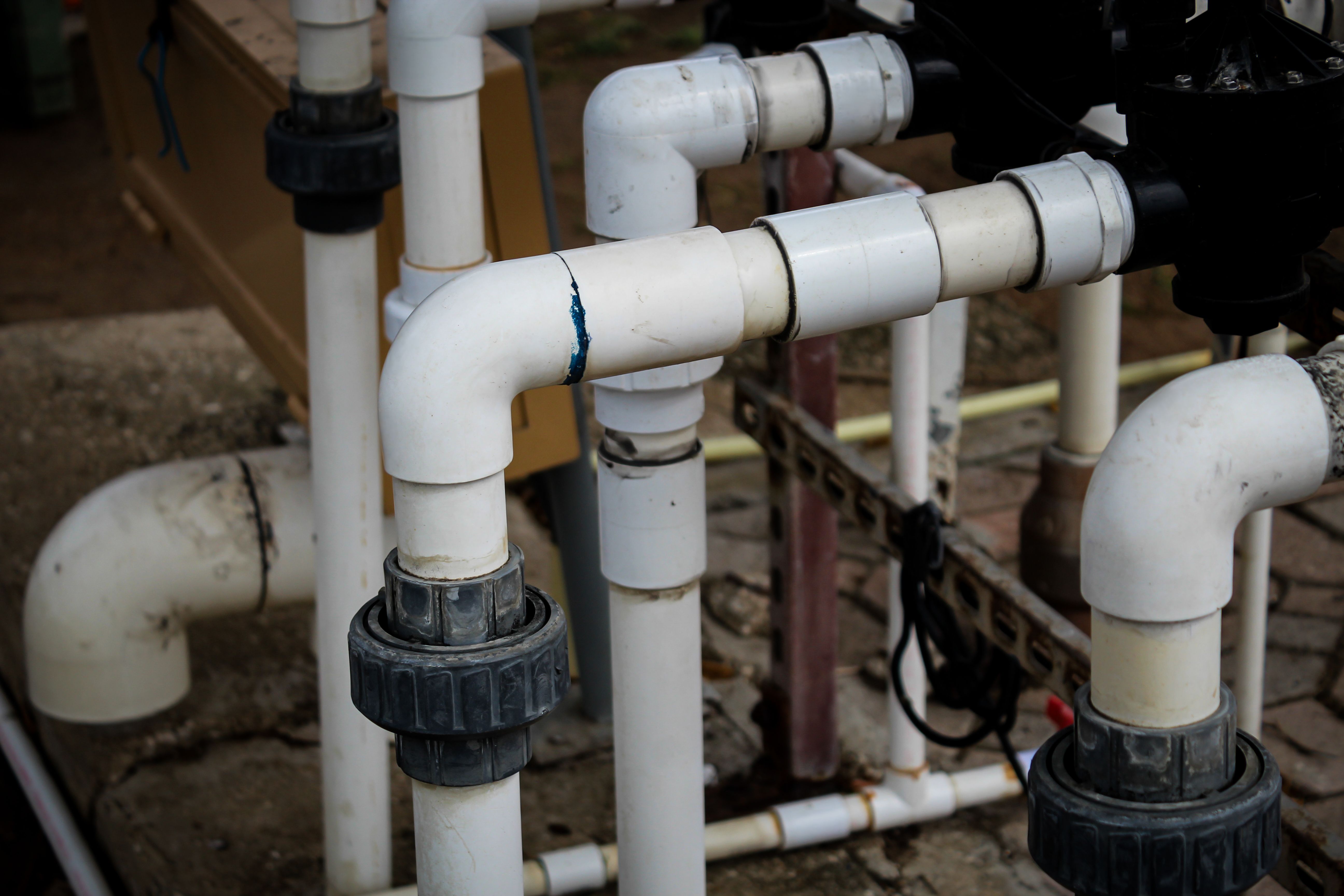 pvc pipe installation