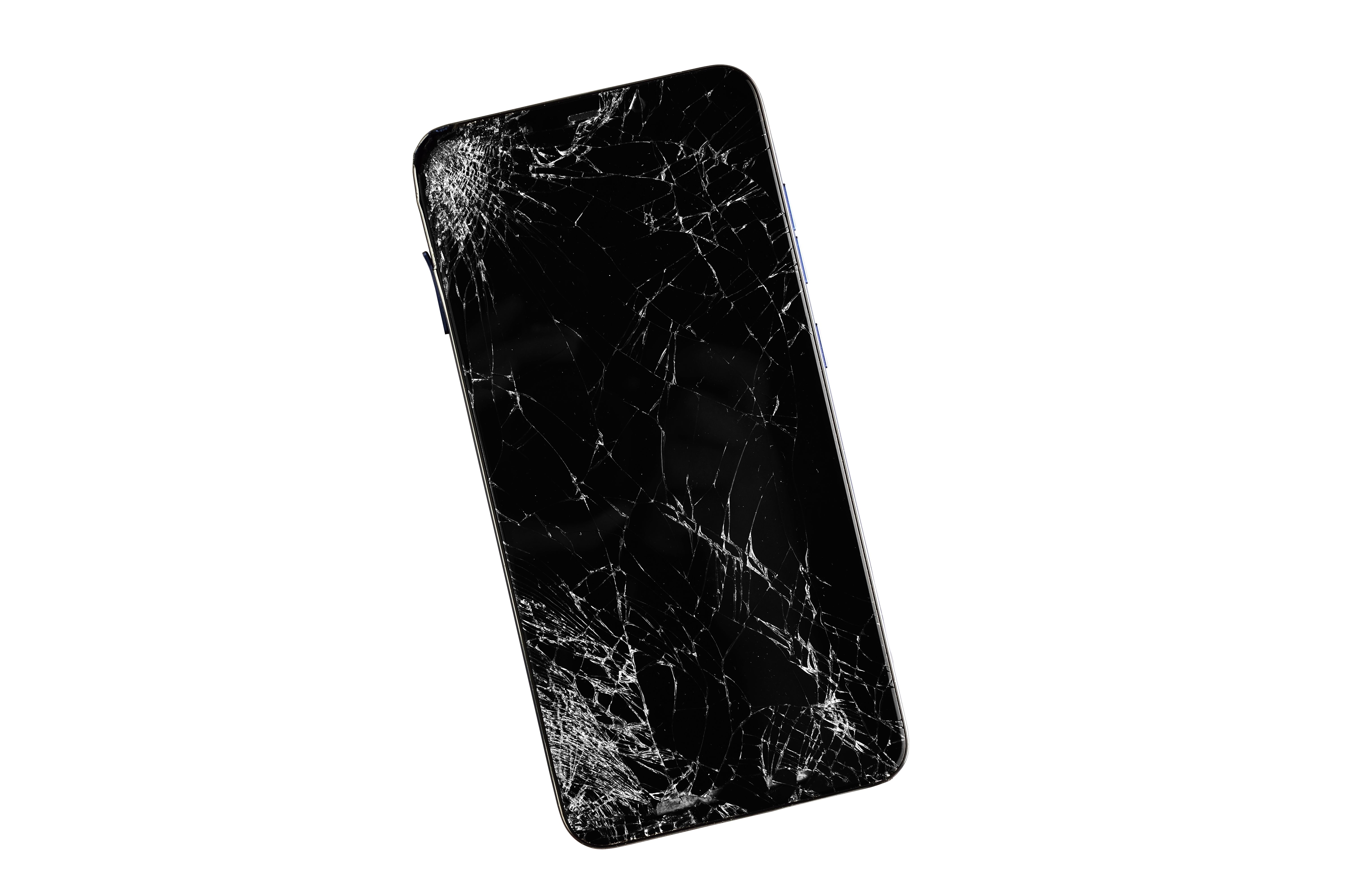 broken smartphone
