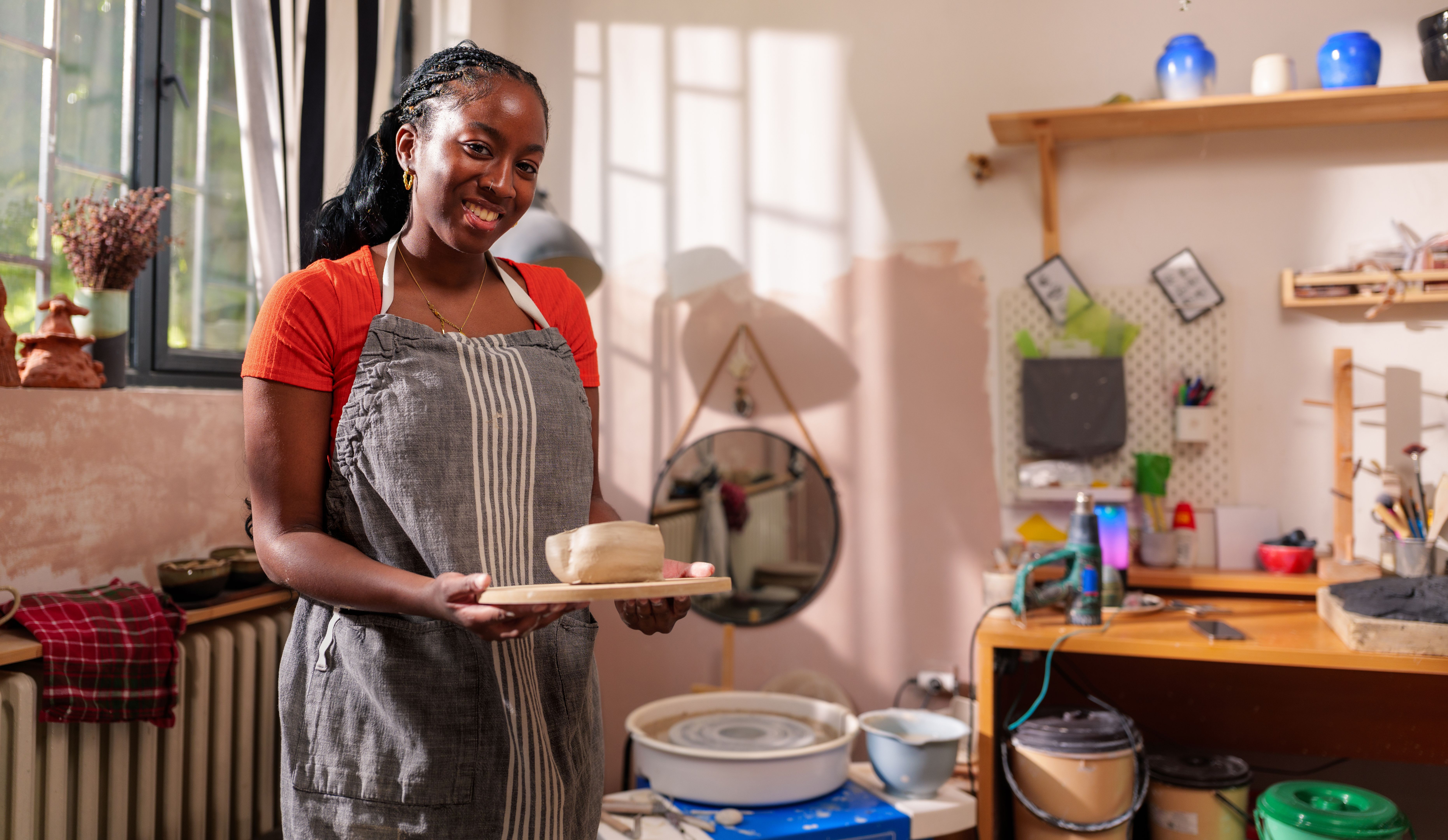 artisan showcasing work