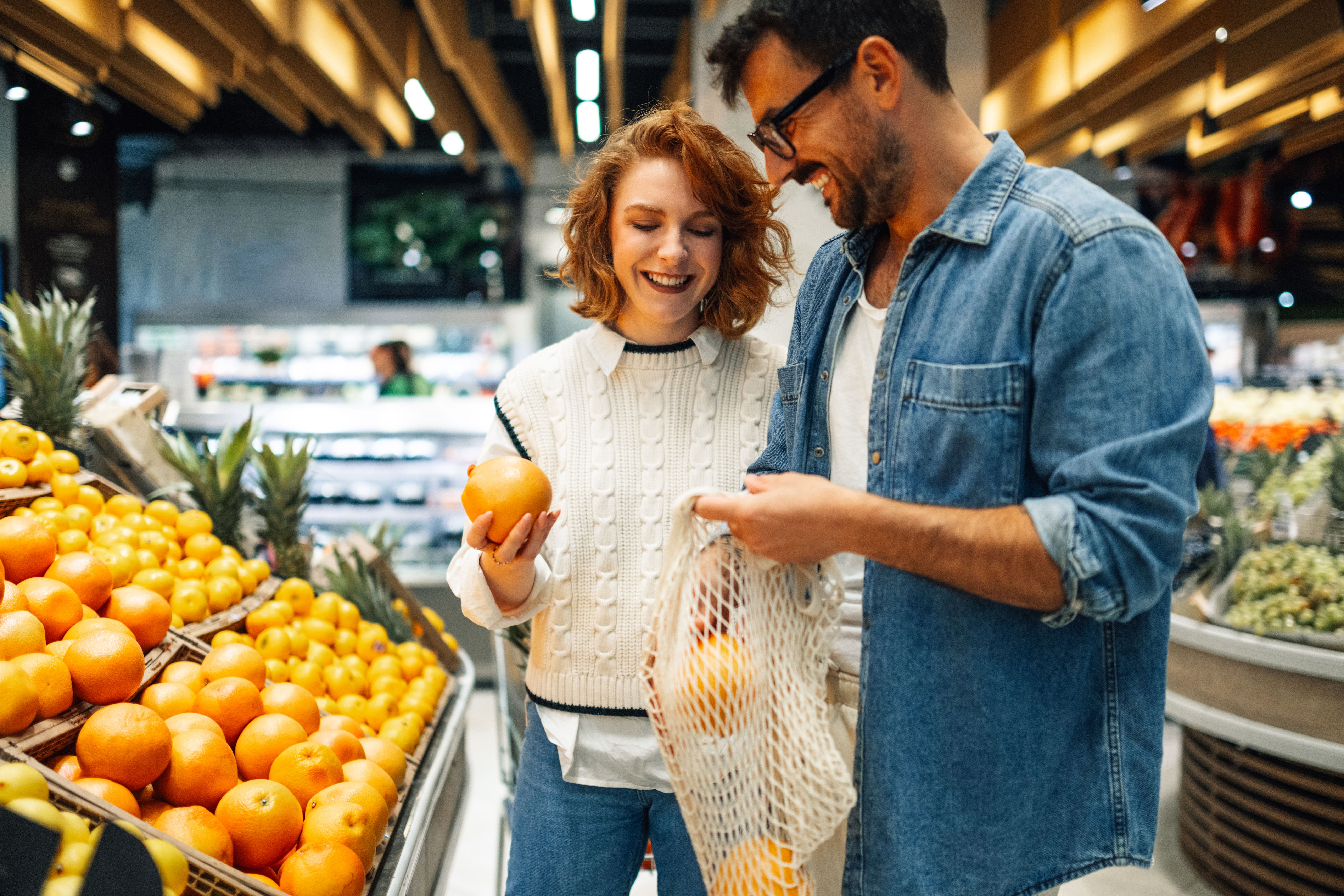 shopping at market