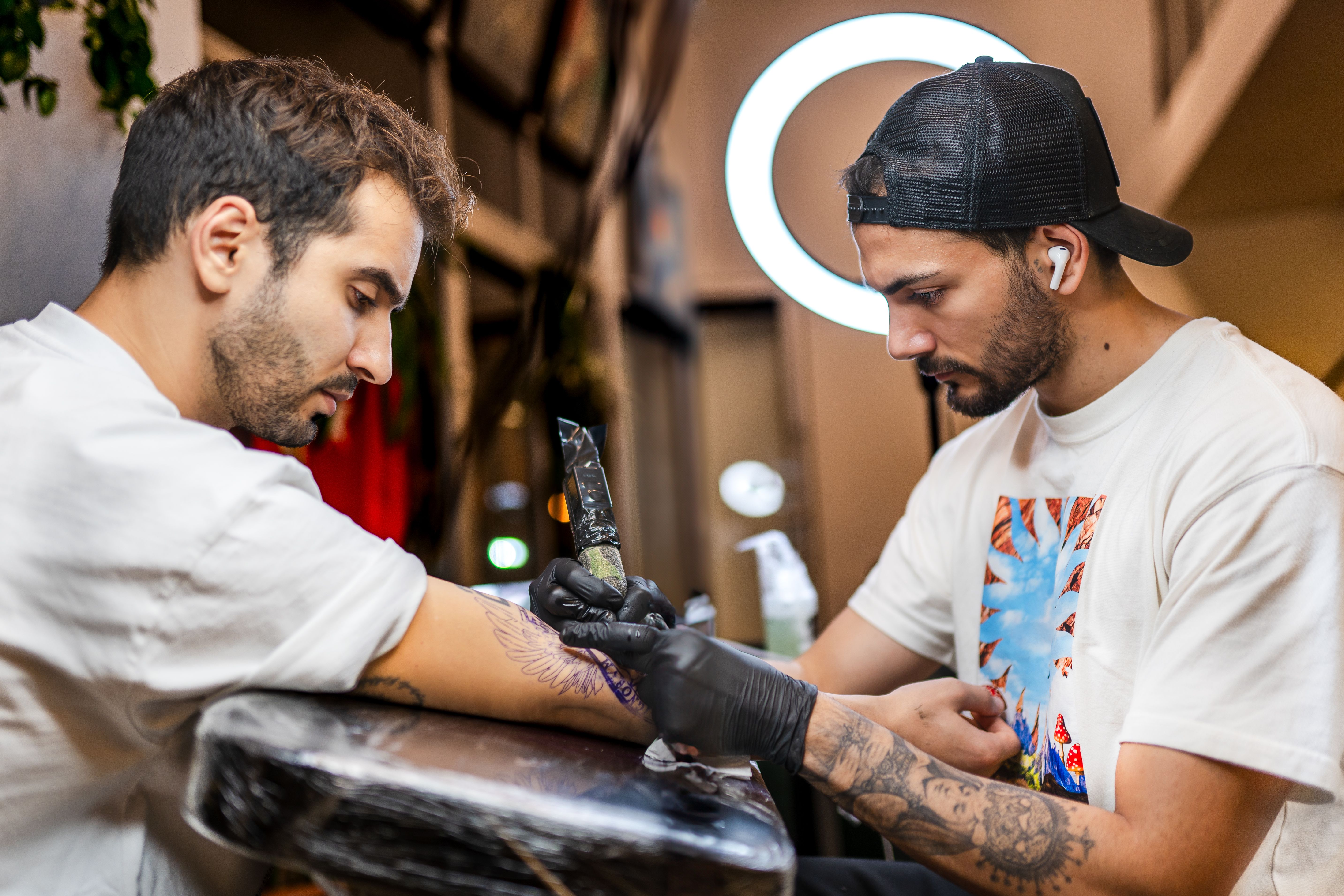 tattoo studio atmosphere