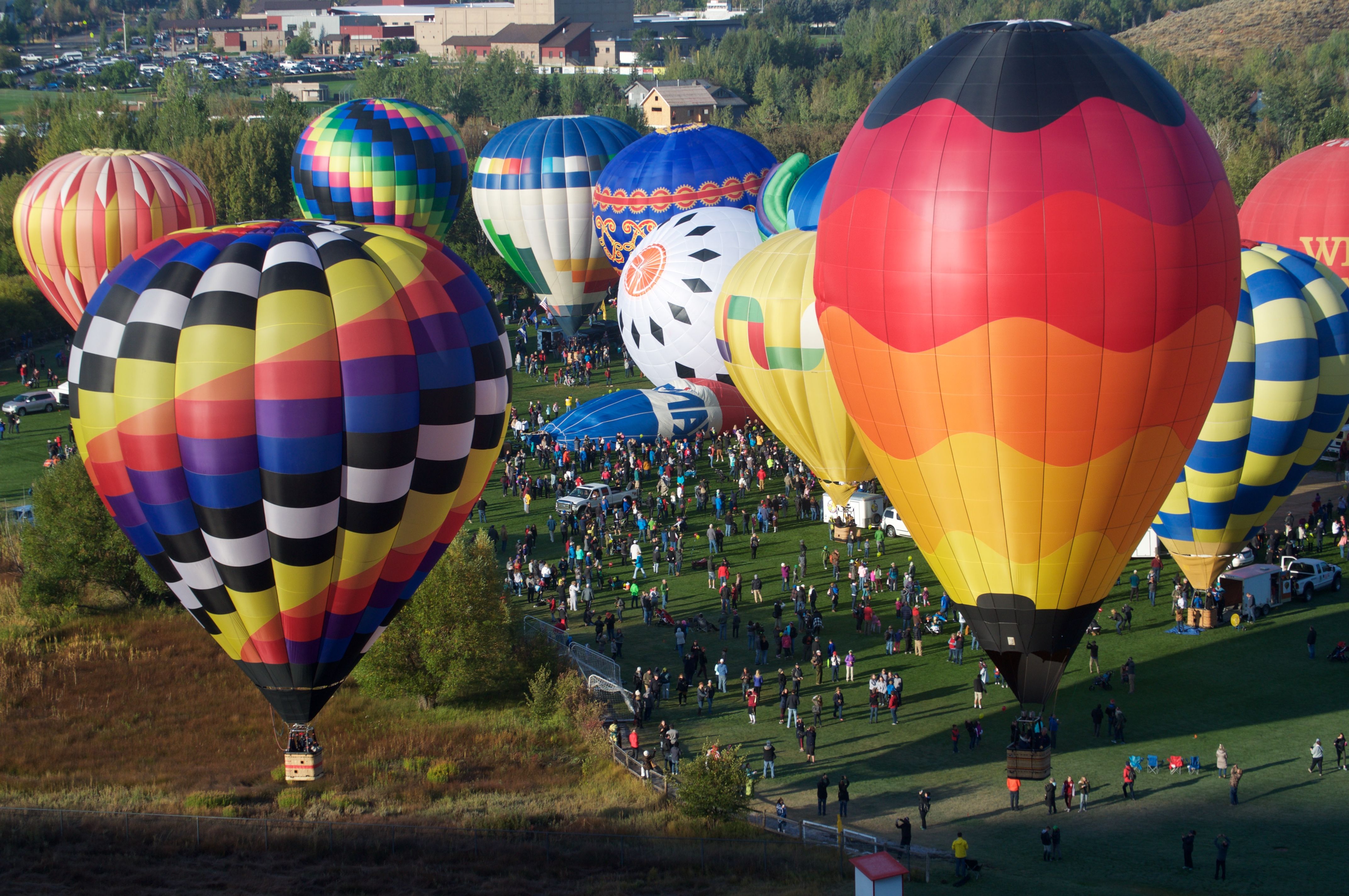 community festival balloons