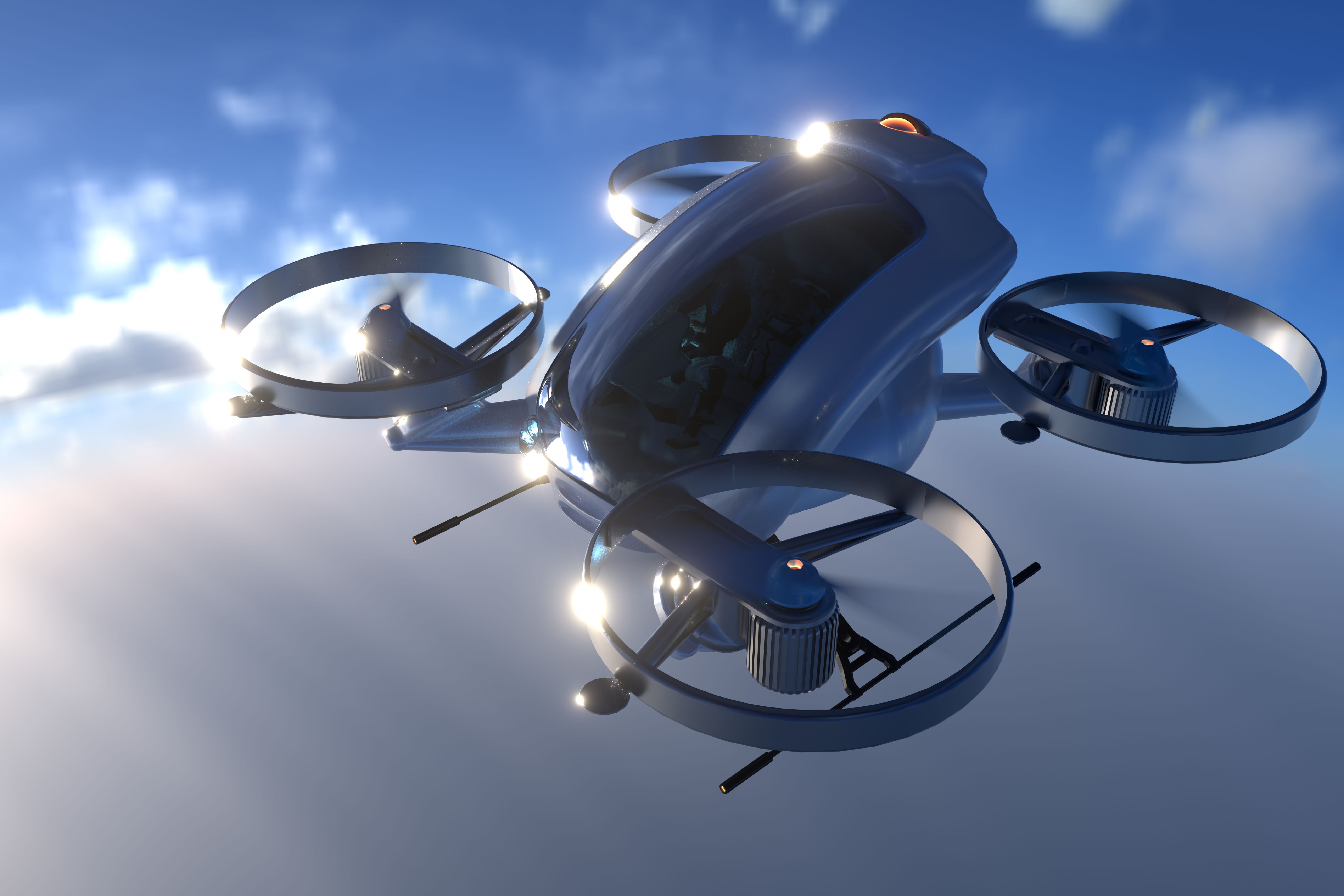 eVTOL traffic in the skies eVTOL traffic in the skies
