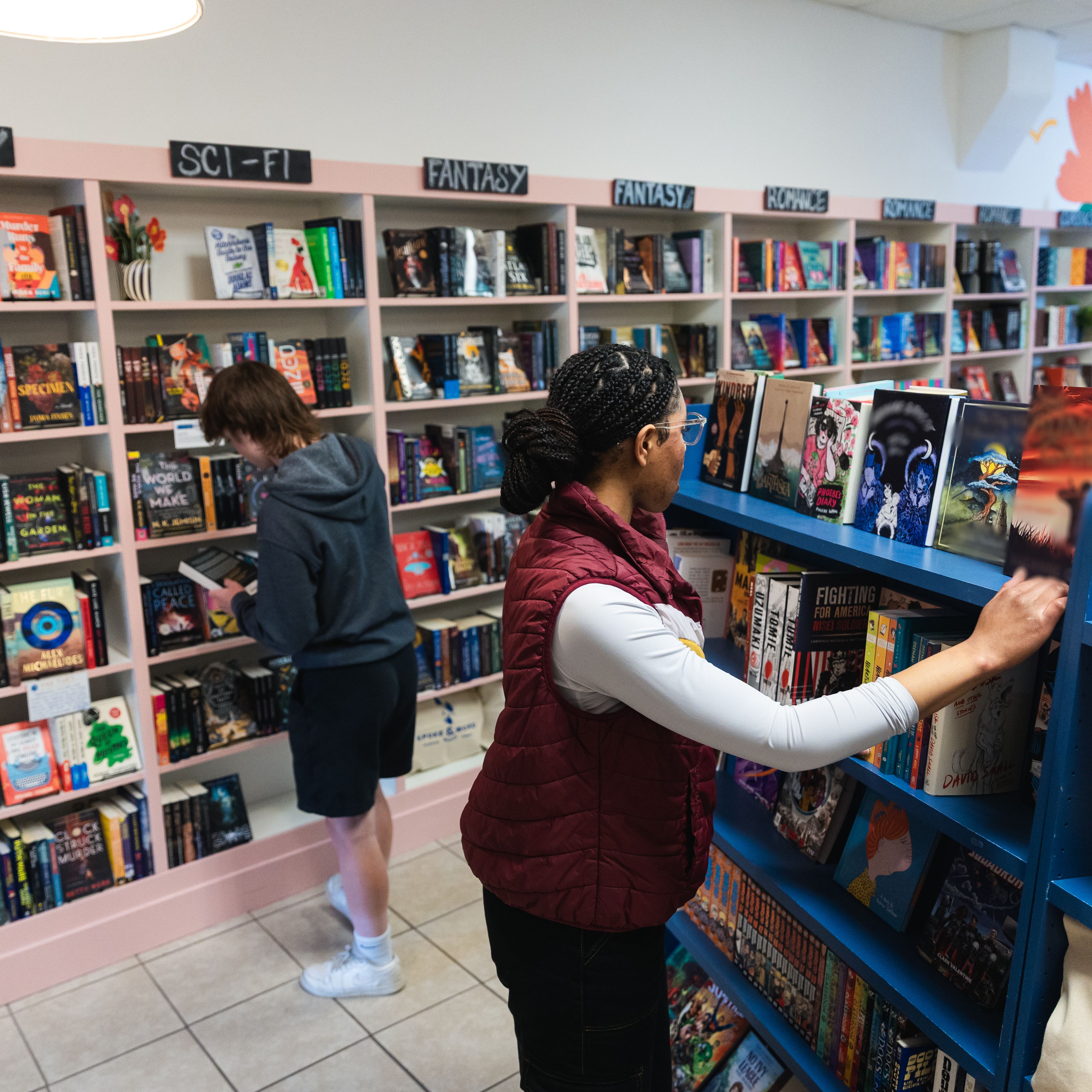 second hand bookstore