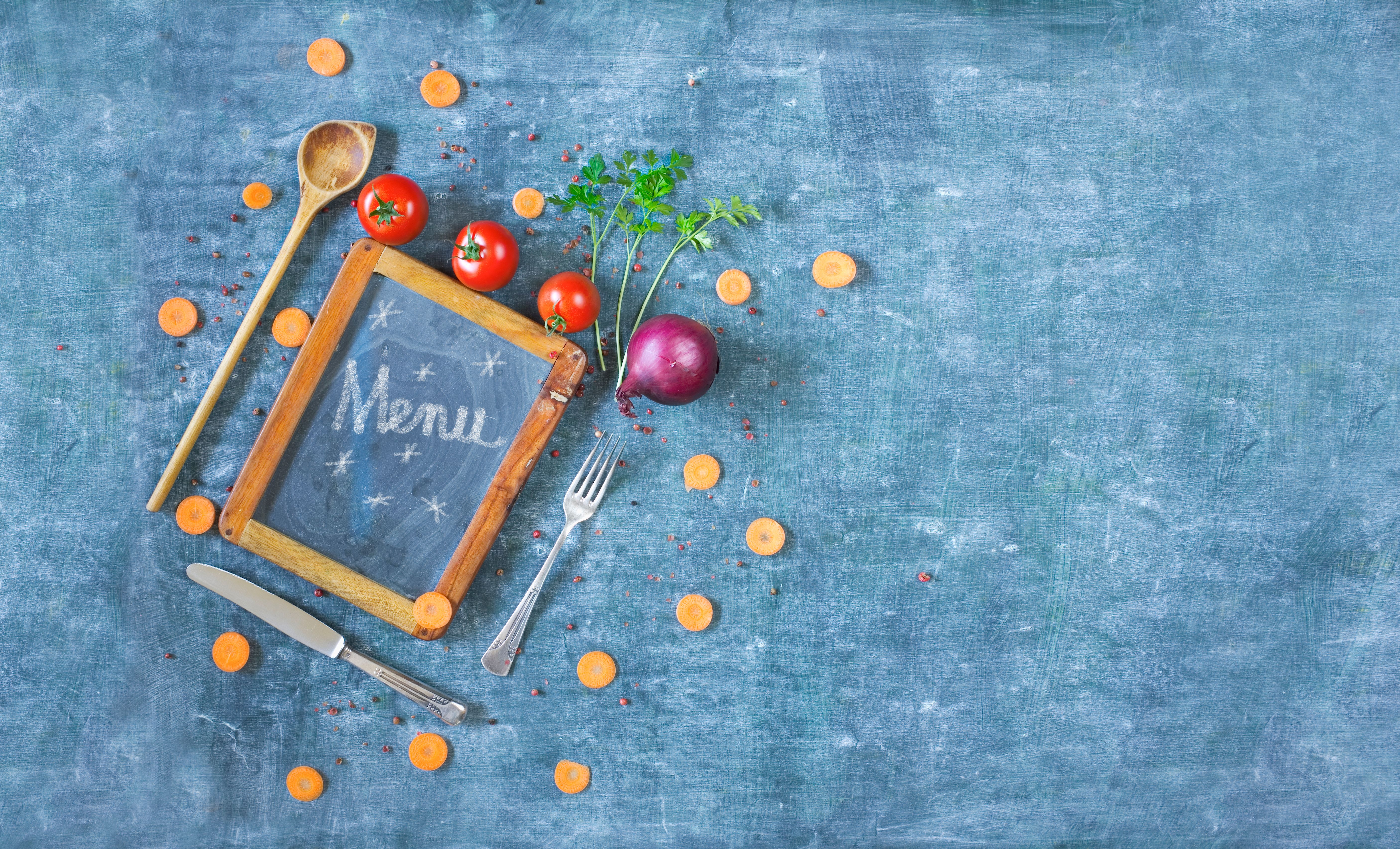 conception de menus, espace copie gratuite