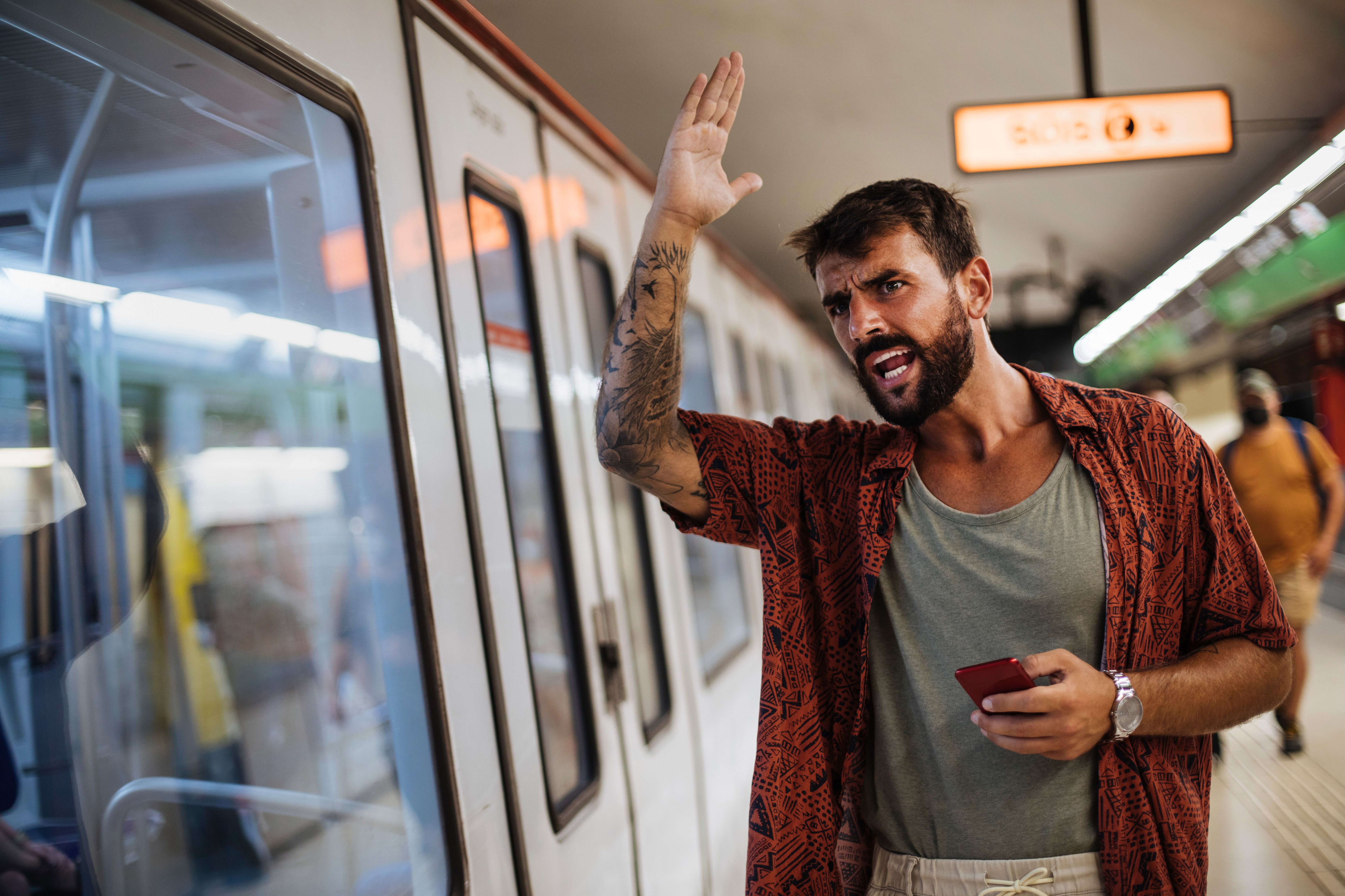 tourist with map