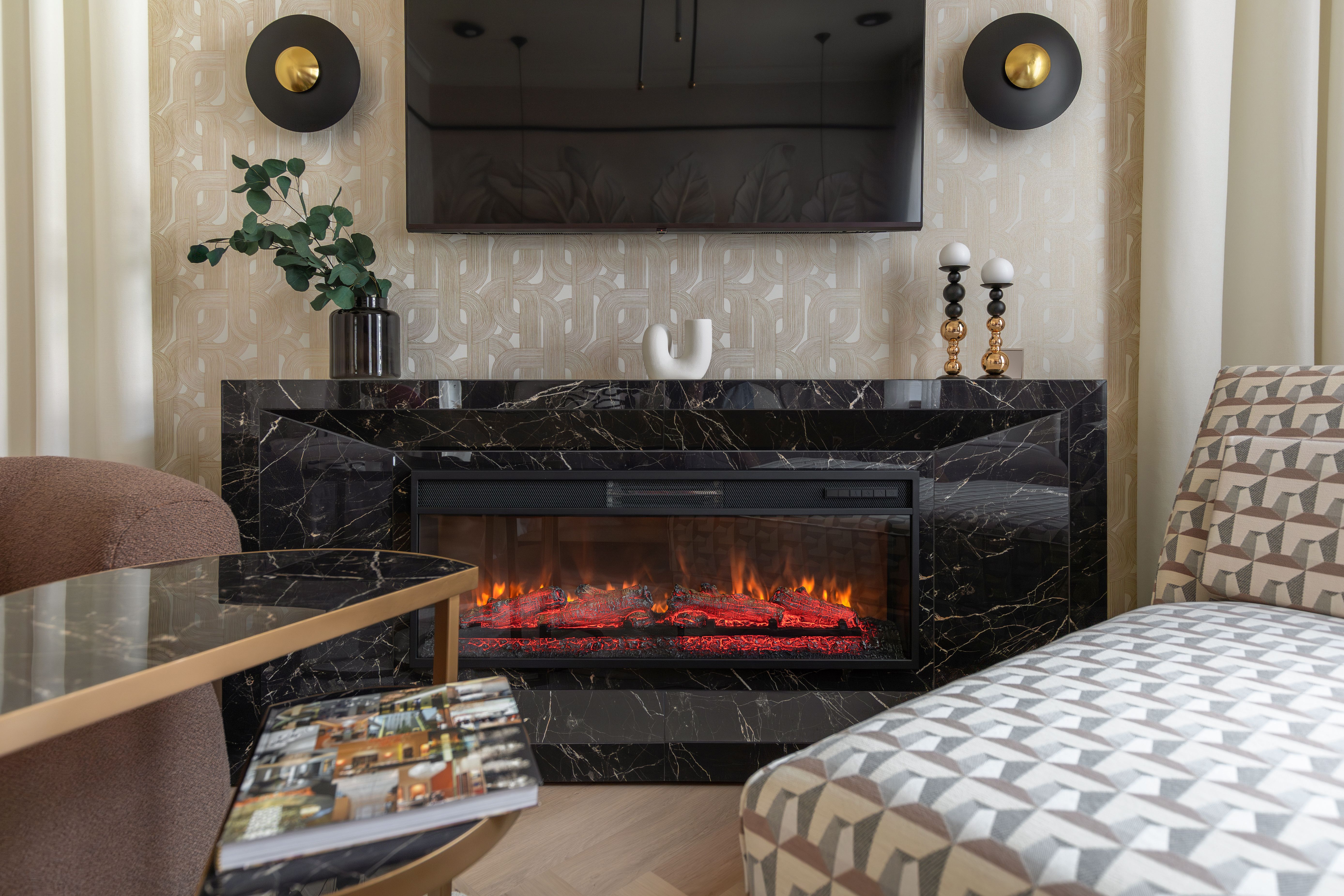 electric fireplace