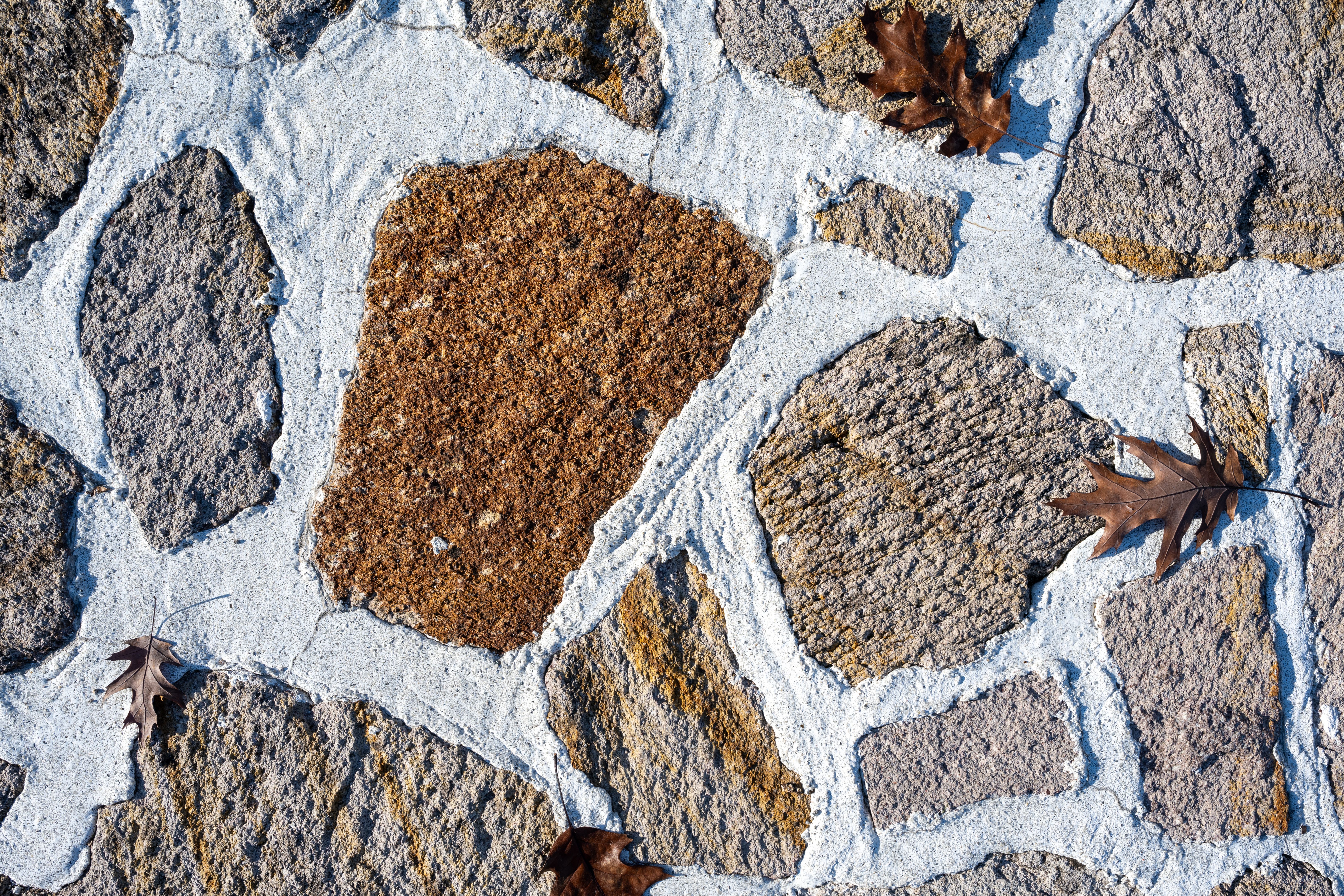 stone floor winter