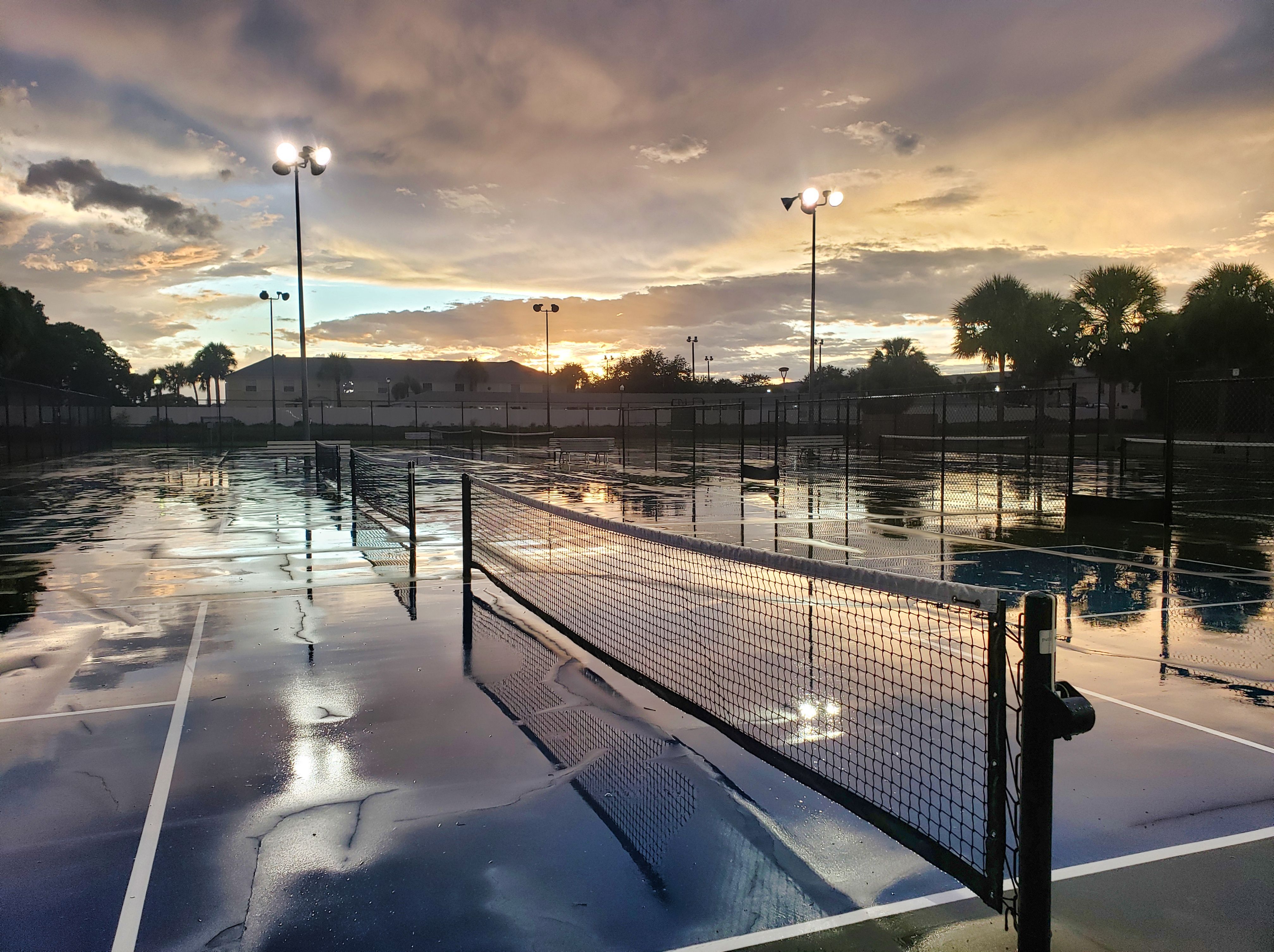 pickleball rain