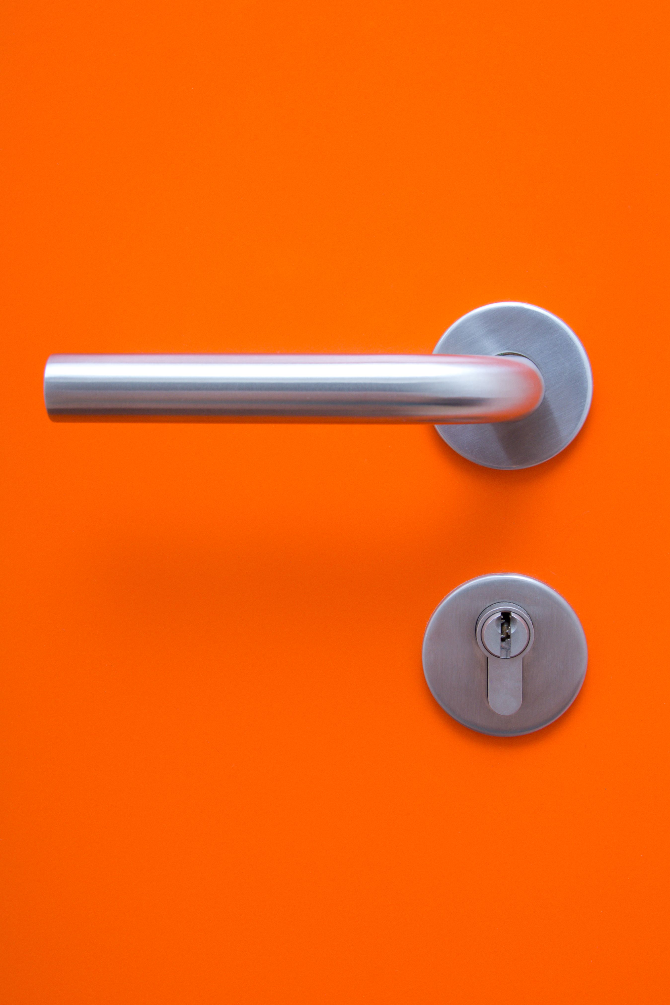 door handle closeup