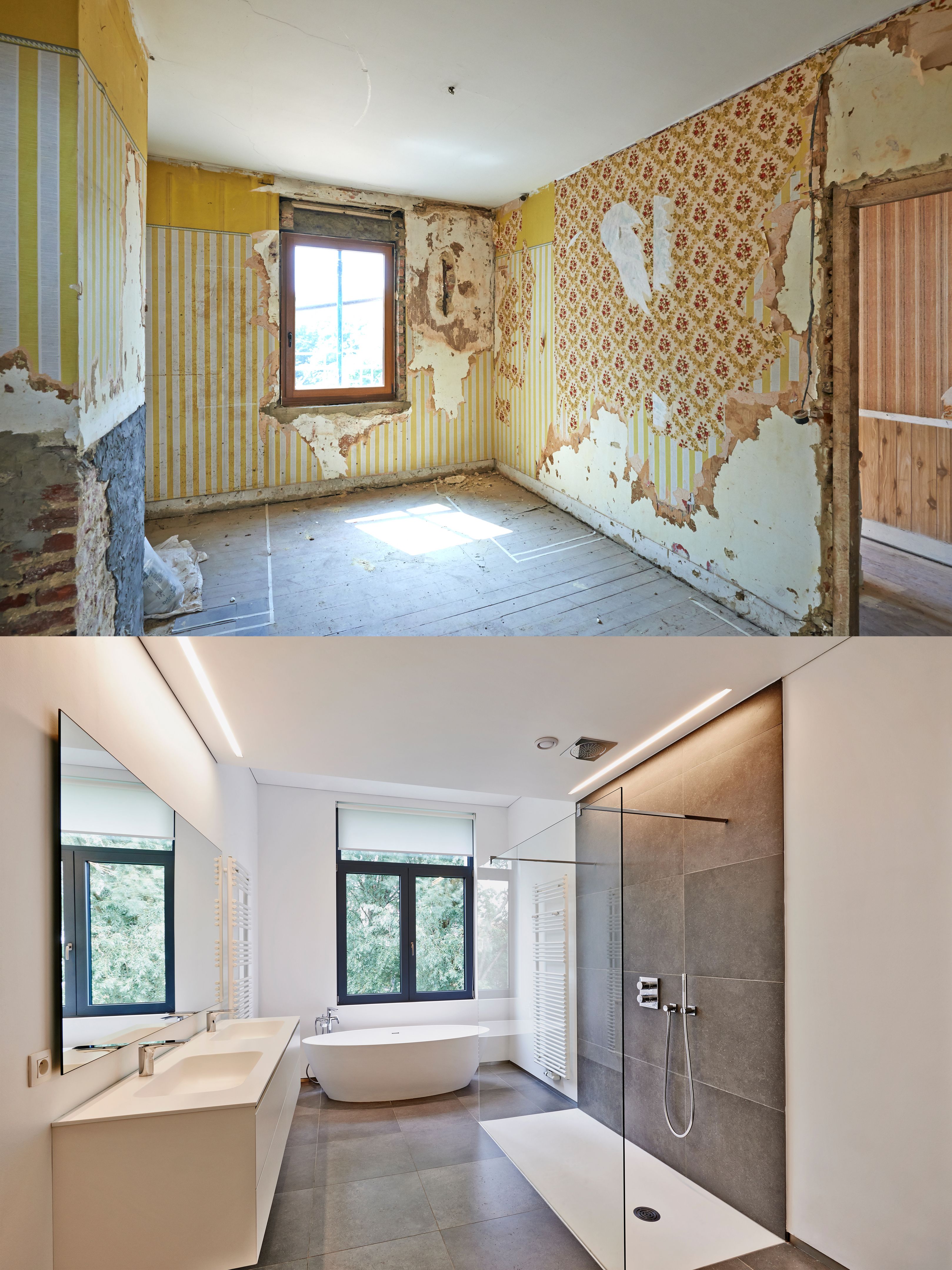 bathroom transformation