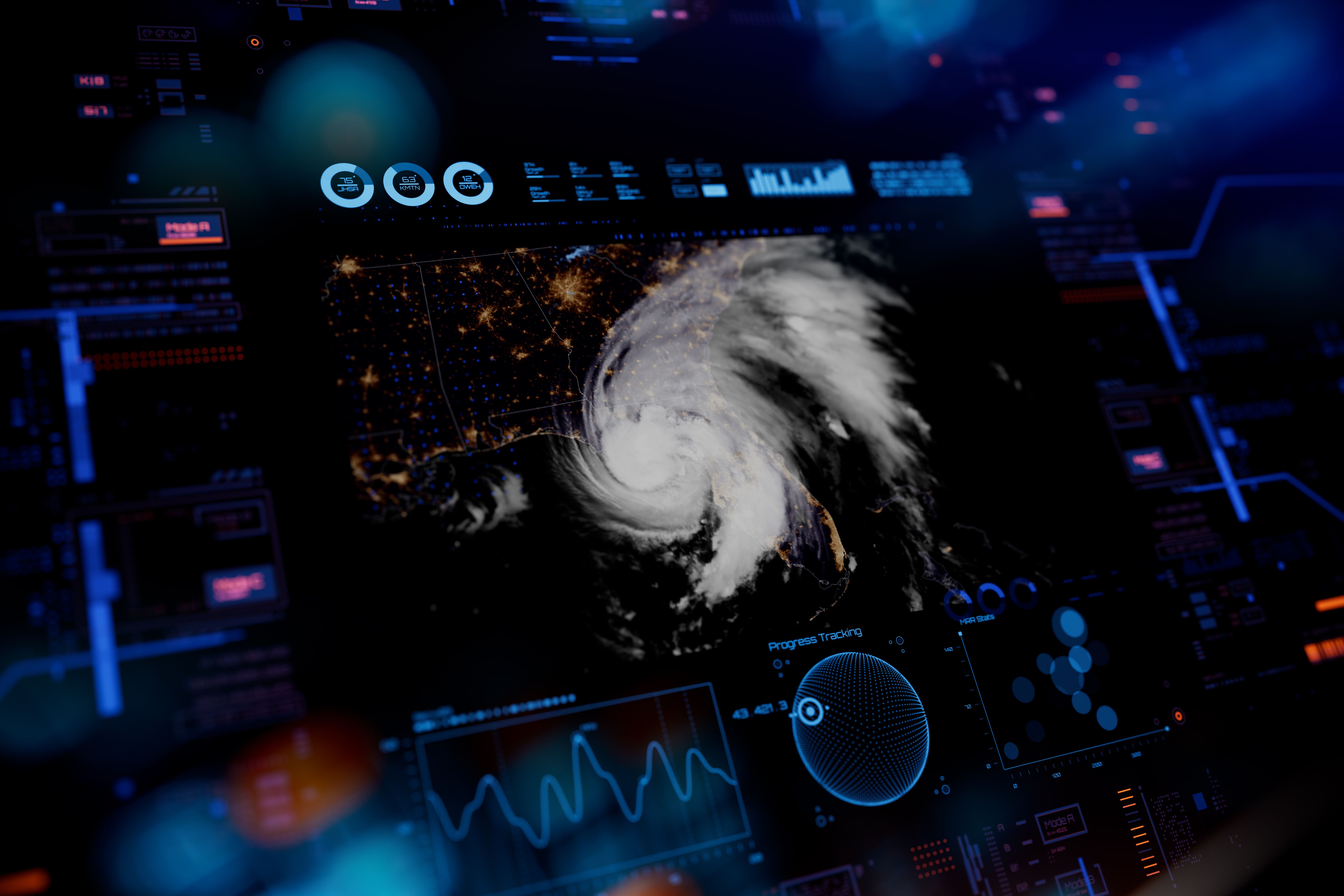 Tropical storm in U.S.