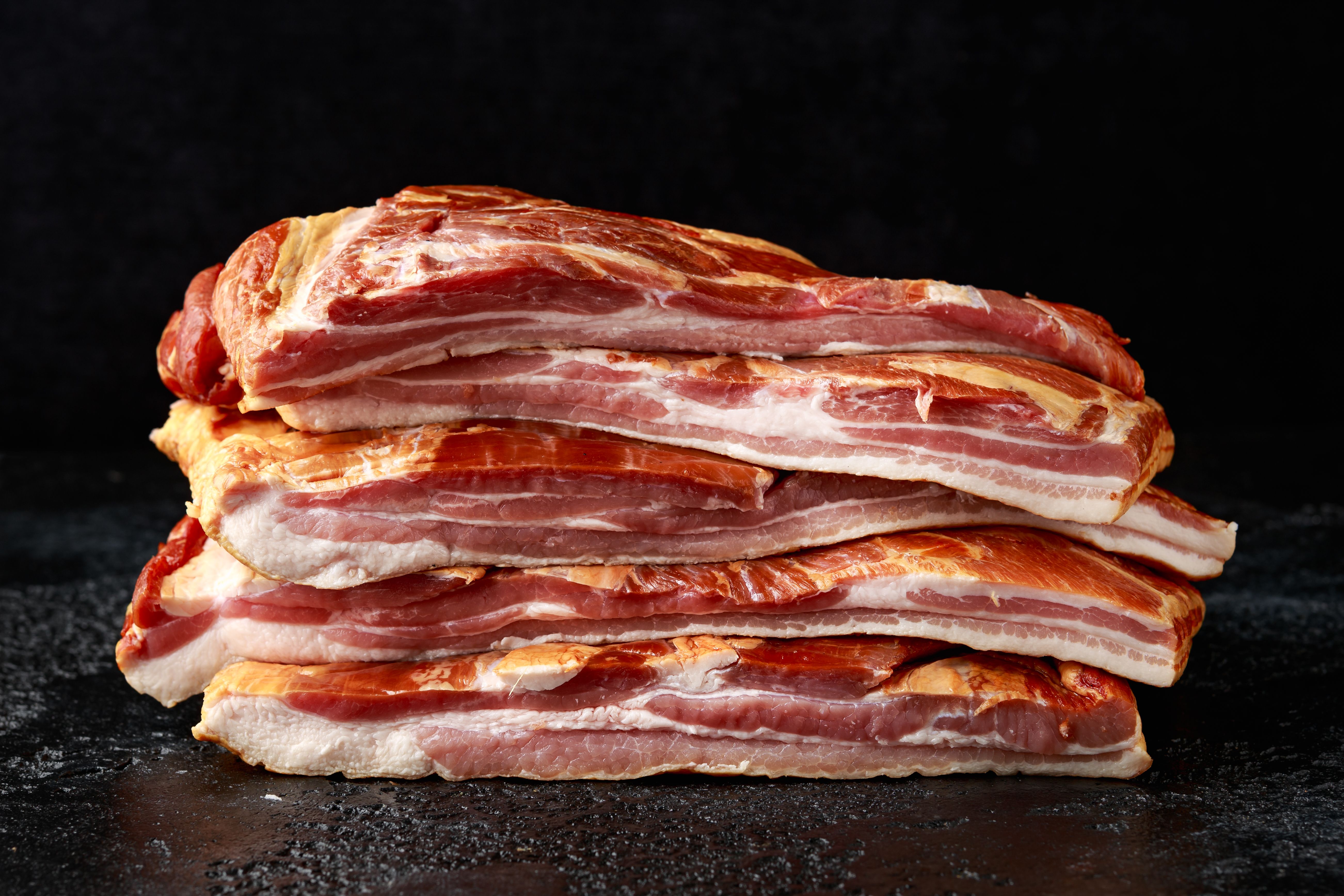 curing bacon