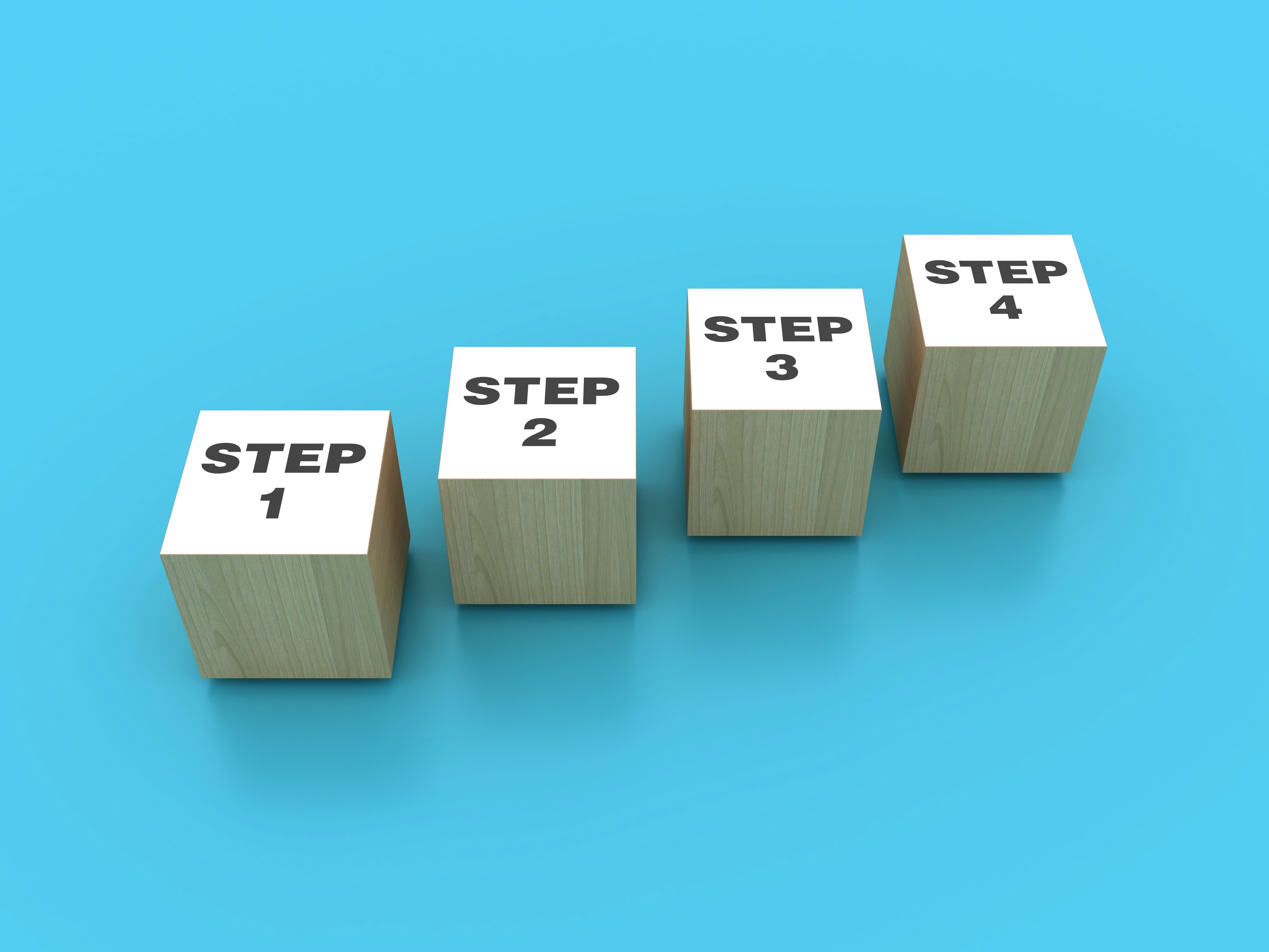 Step by Step Progress Blocks