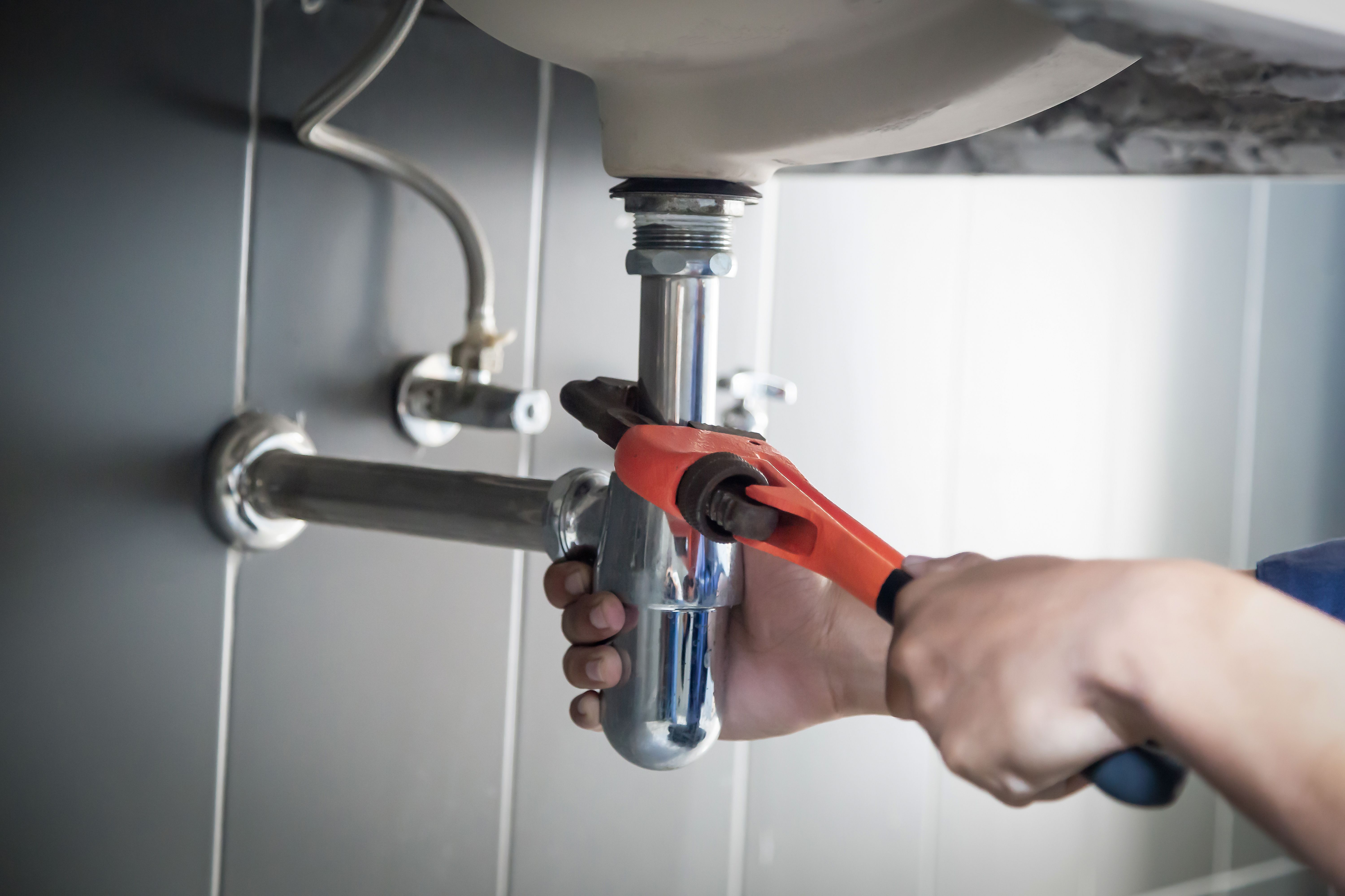 plumber repairing