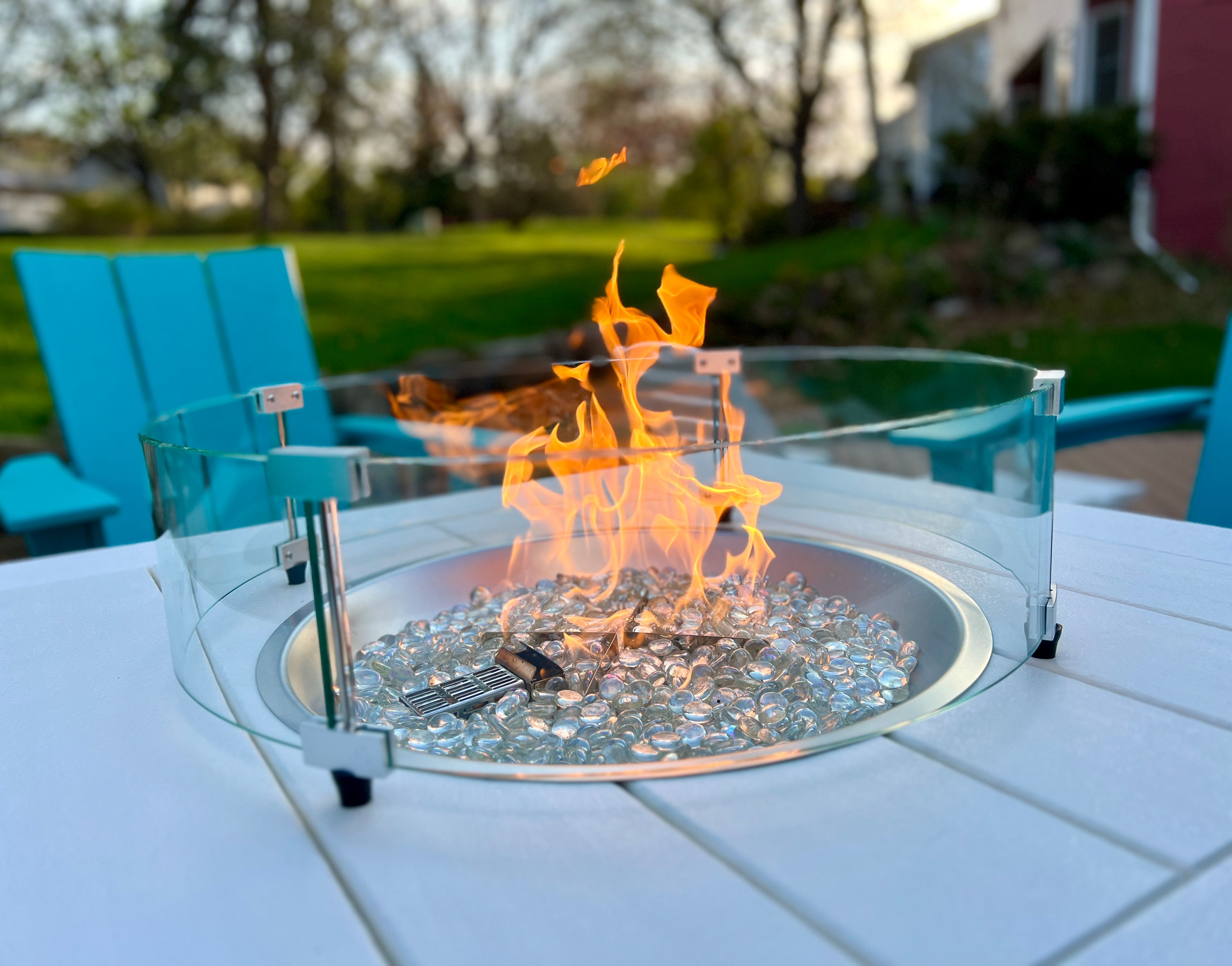 modern fire pit