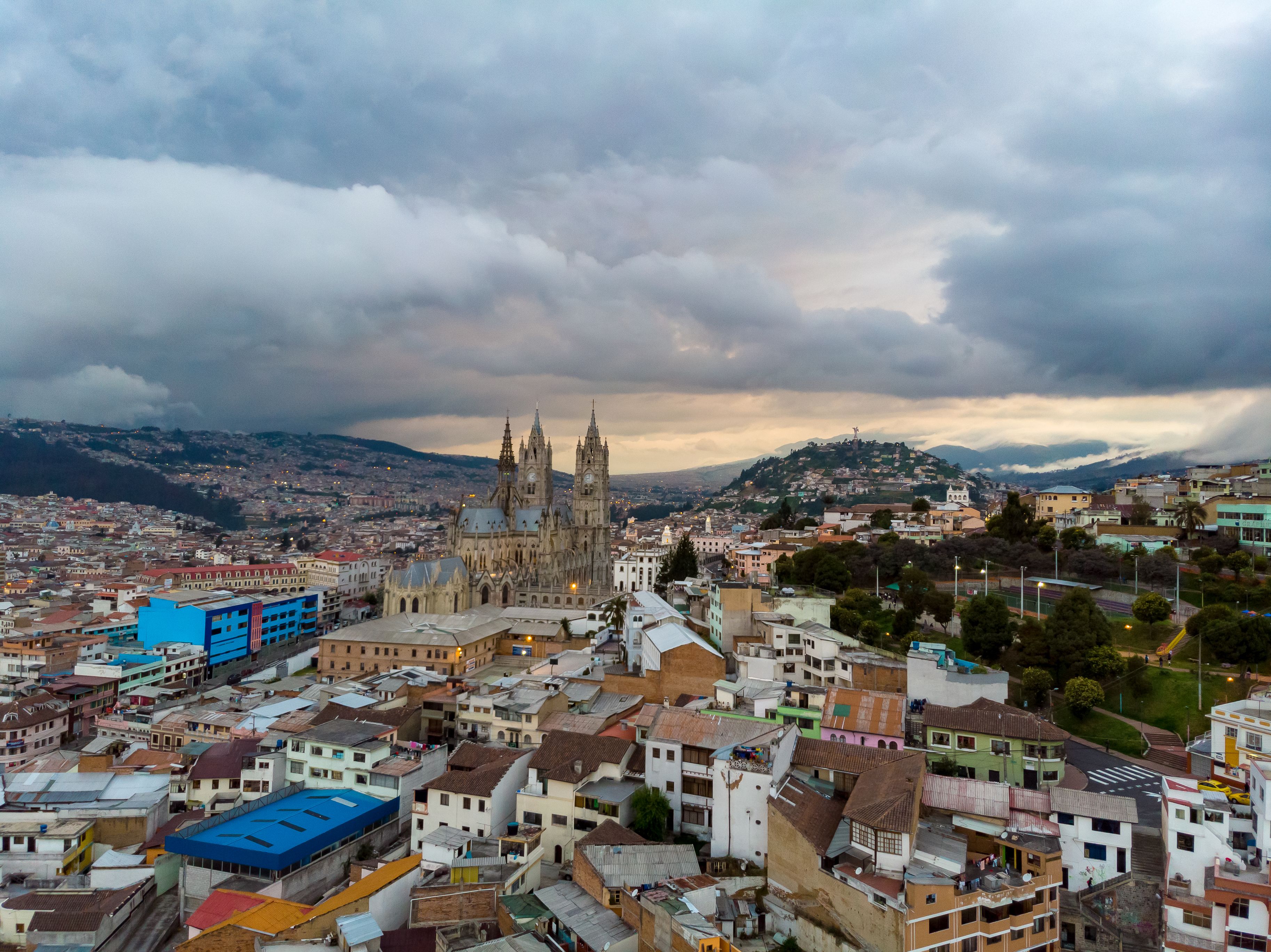 Aerial view of the Basilica of the National Vow