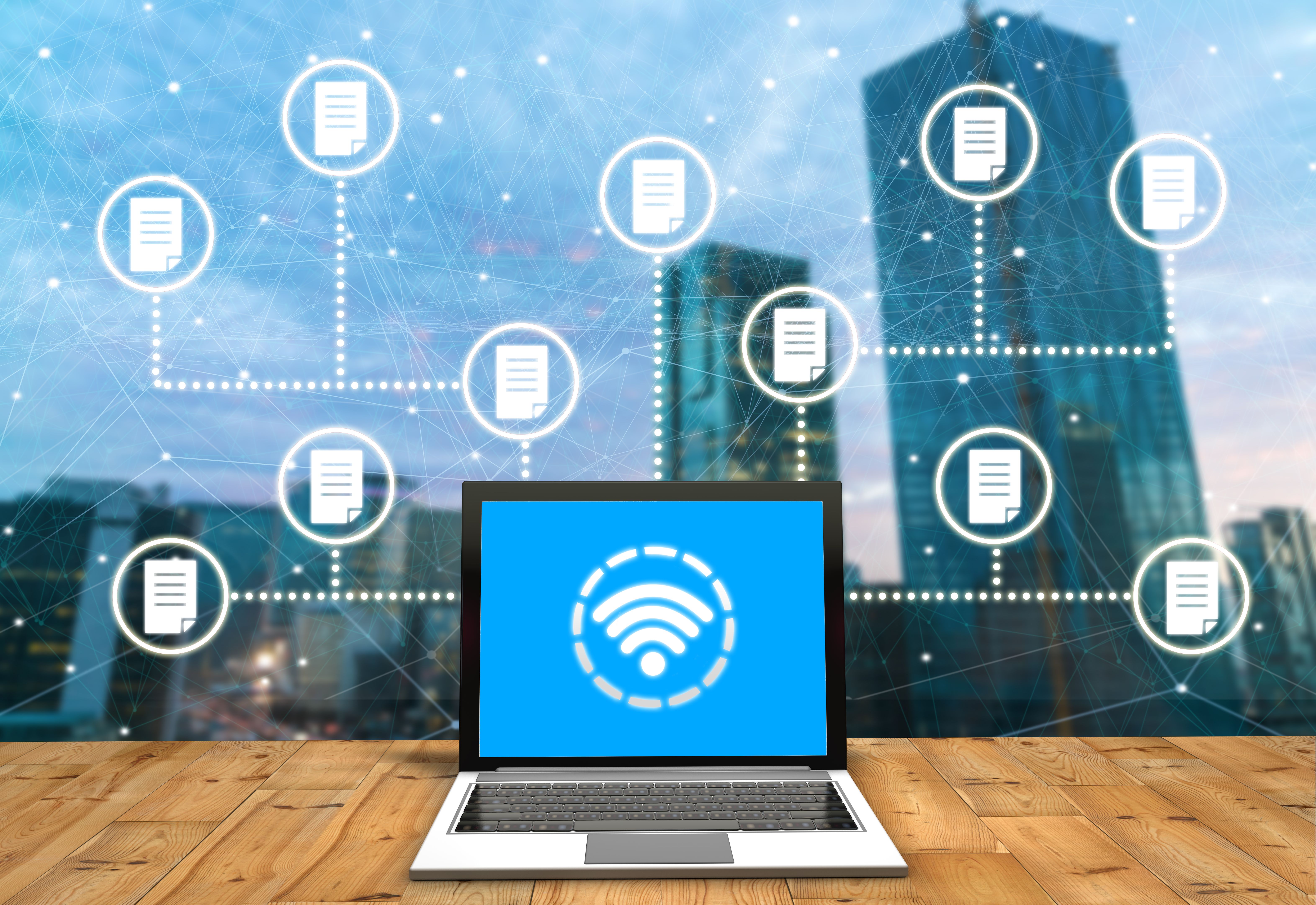 Network mobile data transfer