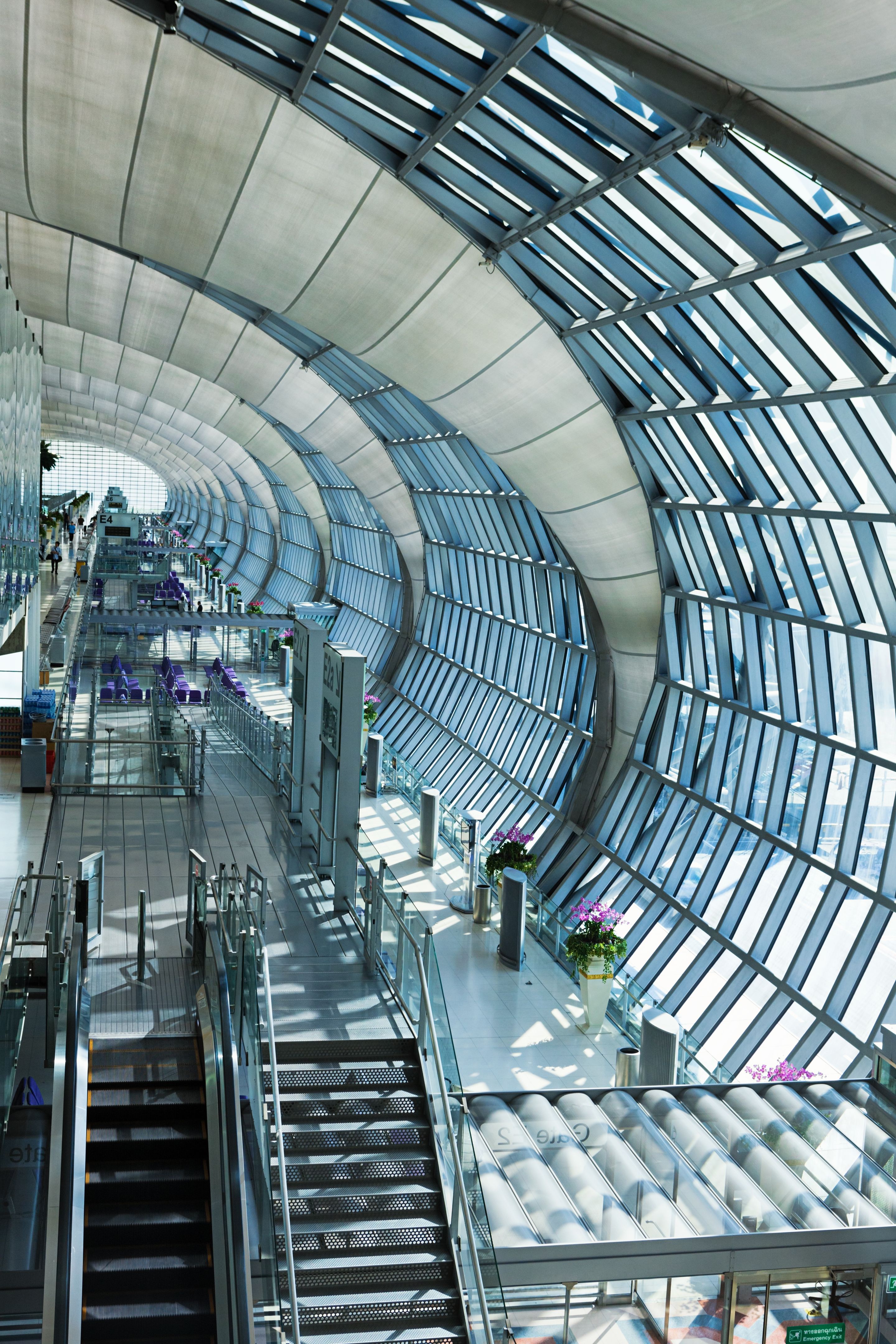 Suvarnabhumi Airport in Bangkok, Thailand Suvarnabhumi Airport in Bangkok, Thailand