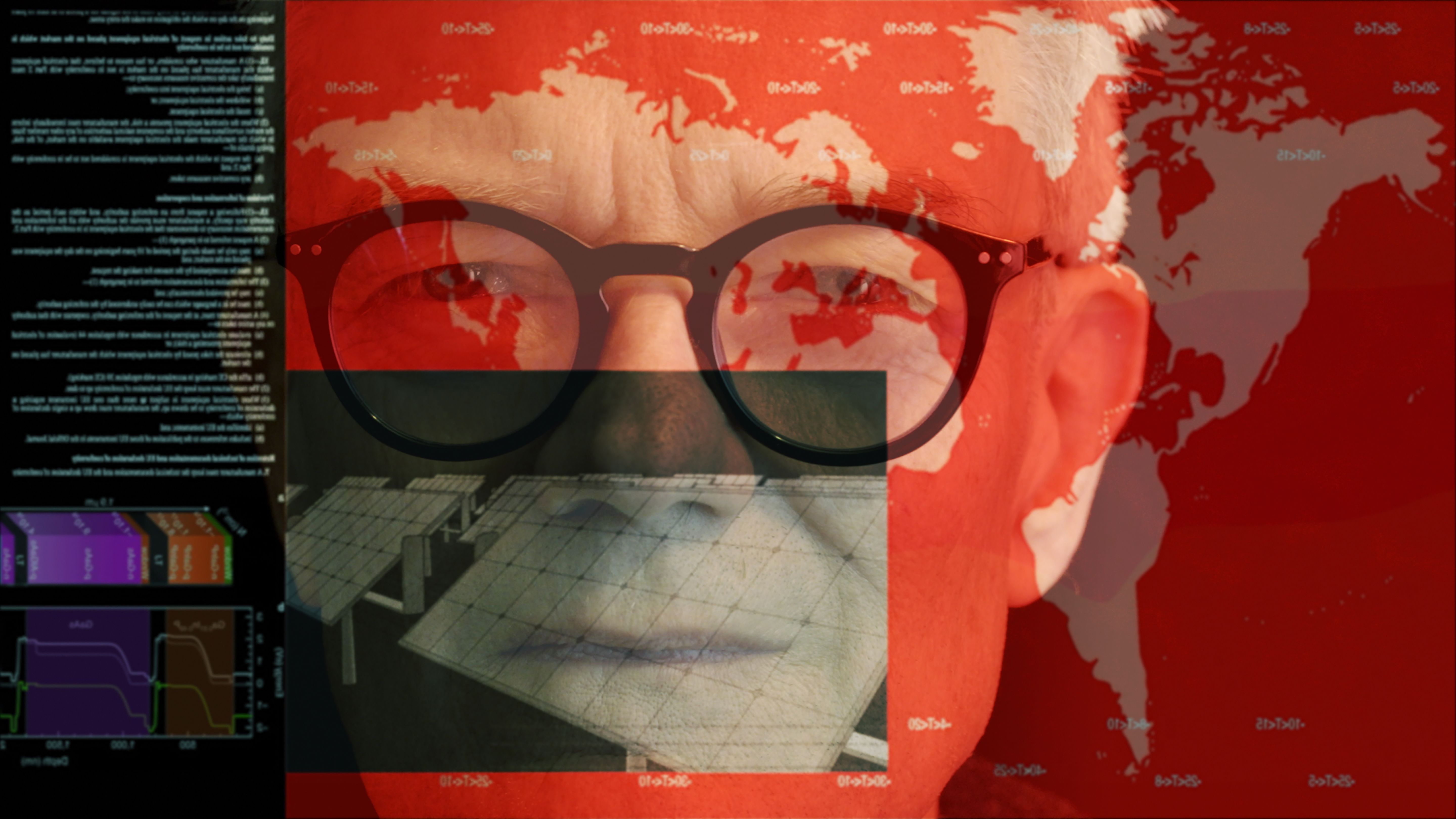 Climate see through screen