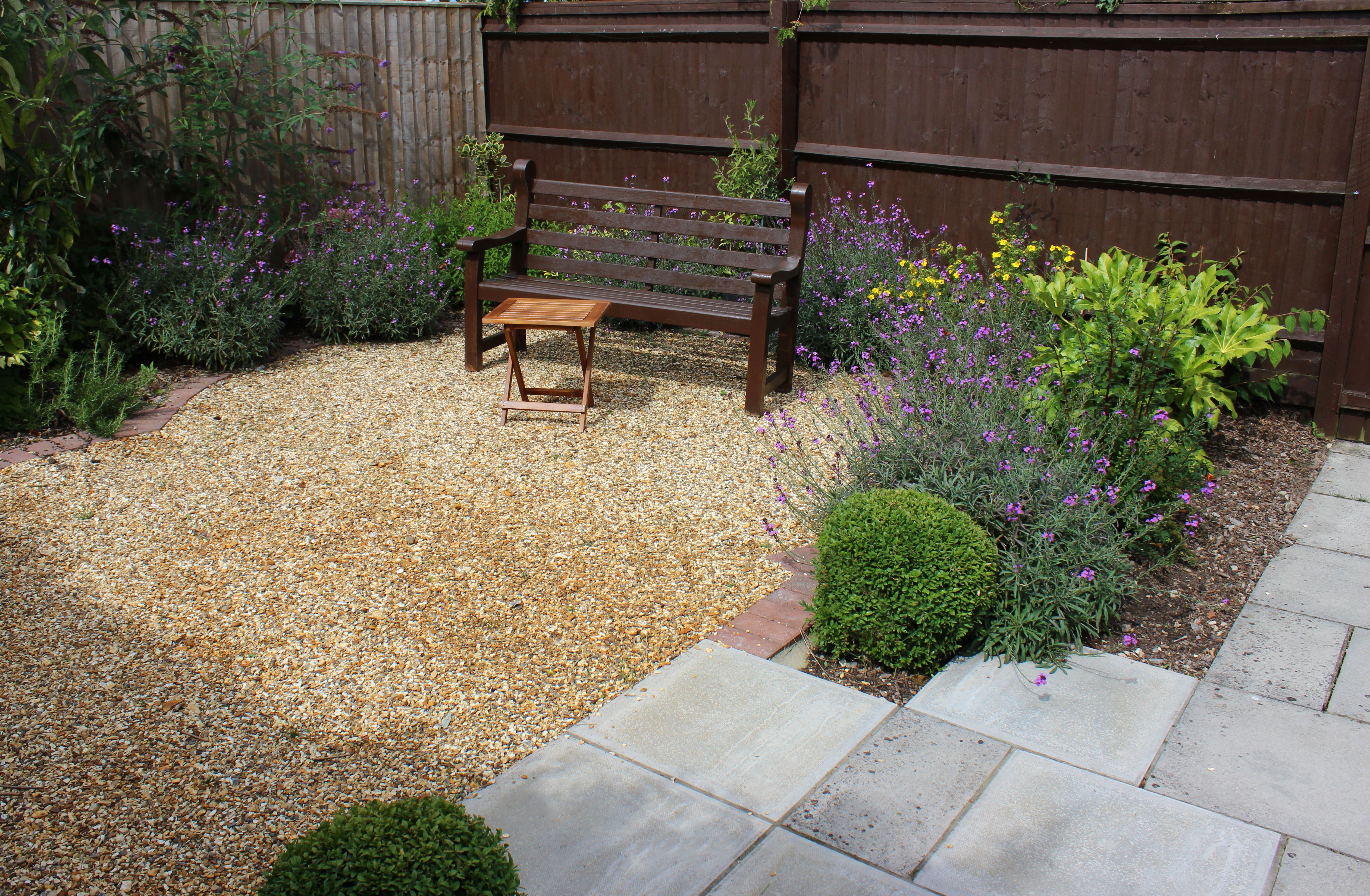 gravel patio