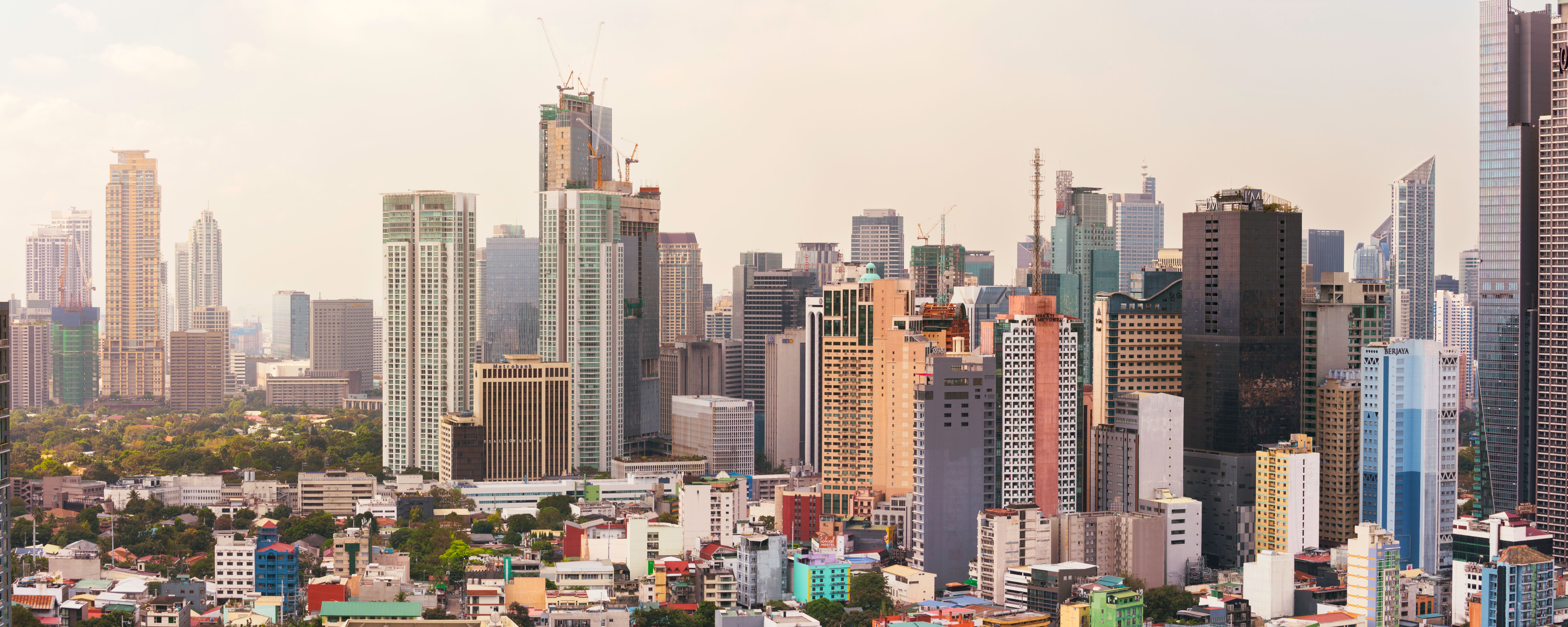Skyline of the Makati business district