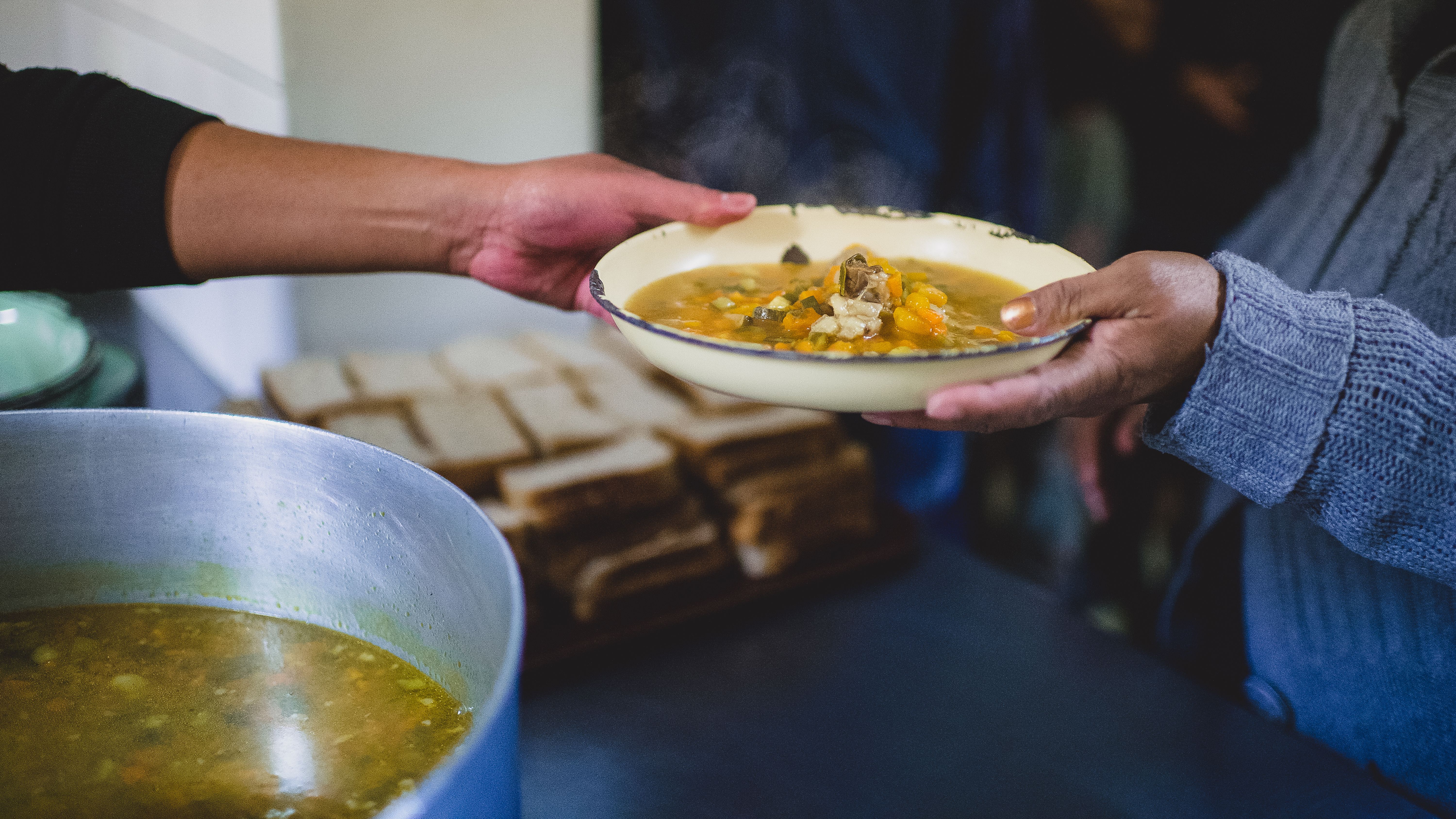 volunteer soup kitchen