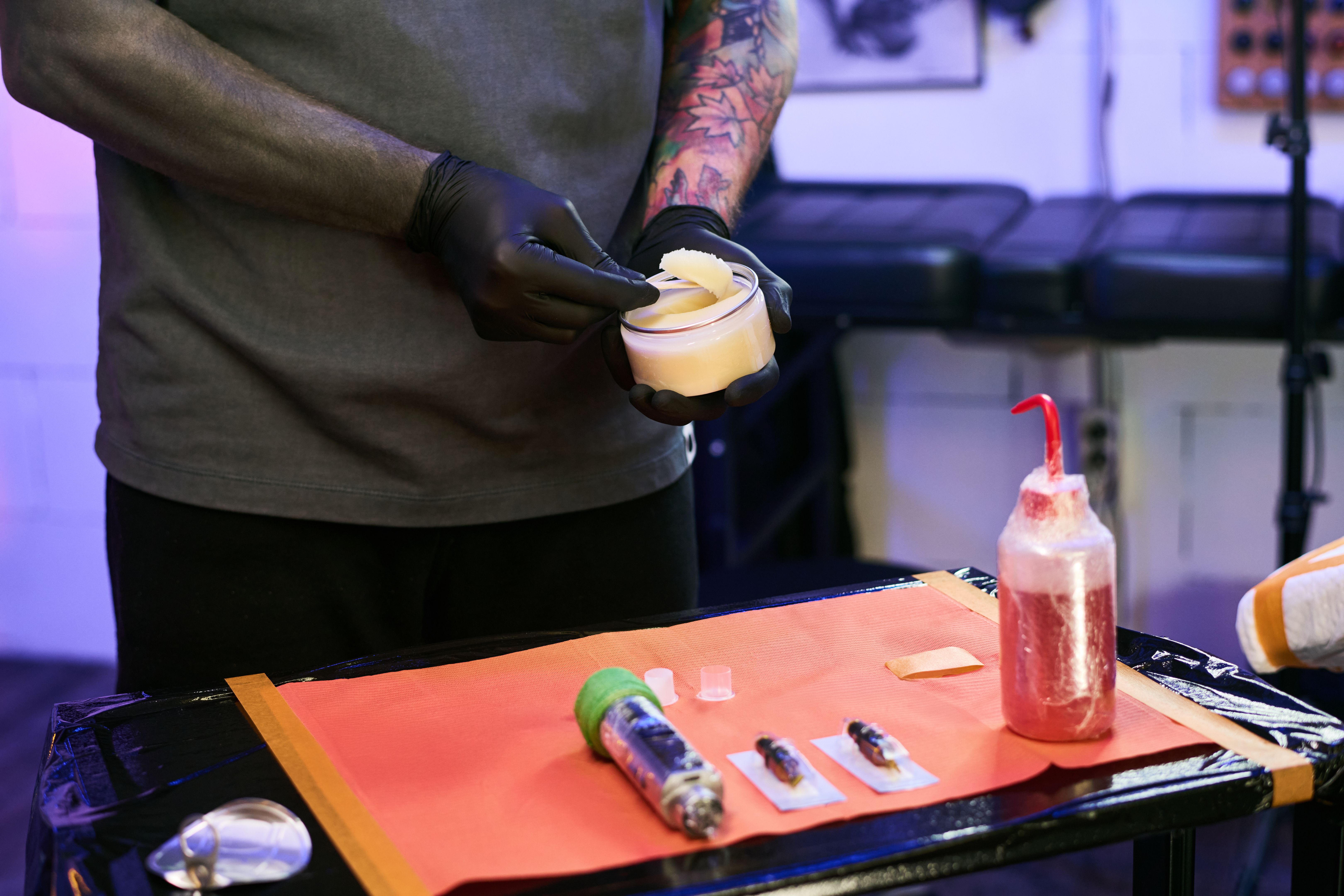 tattoo care products