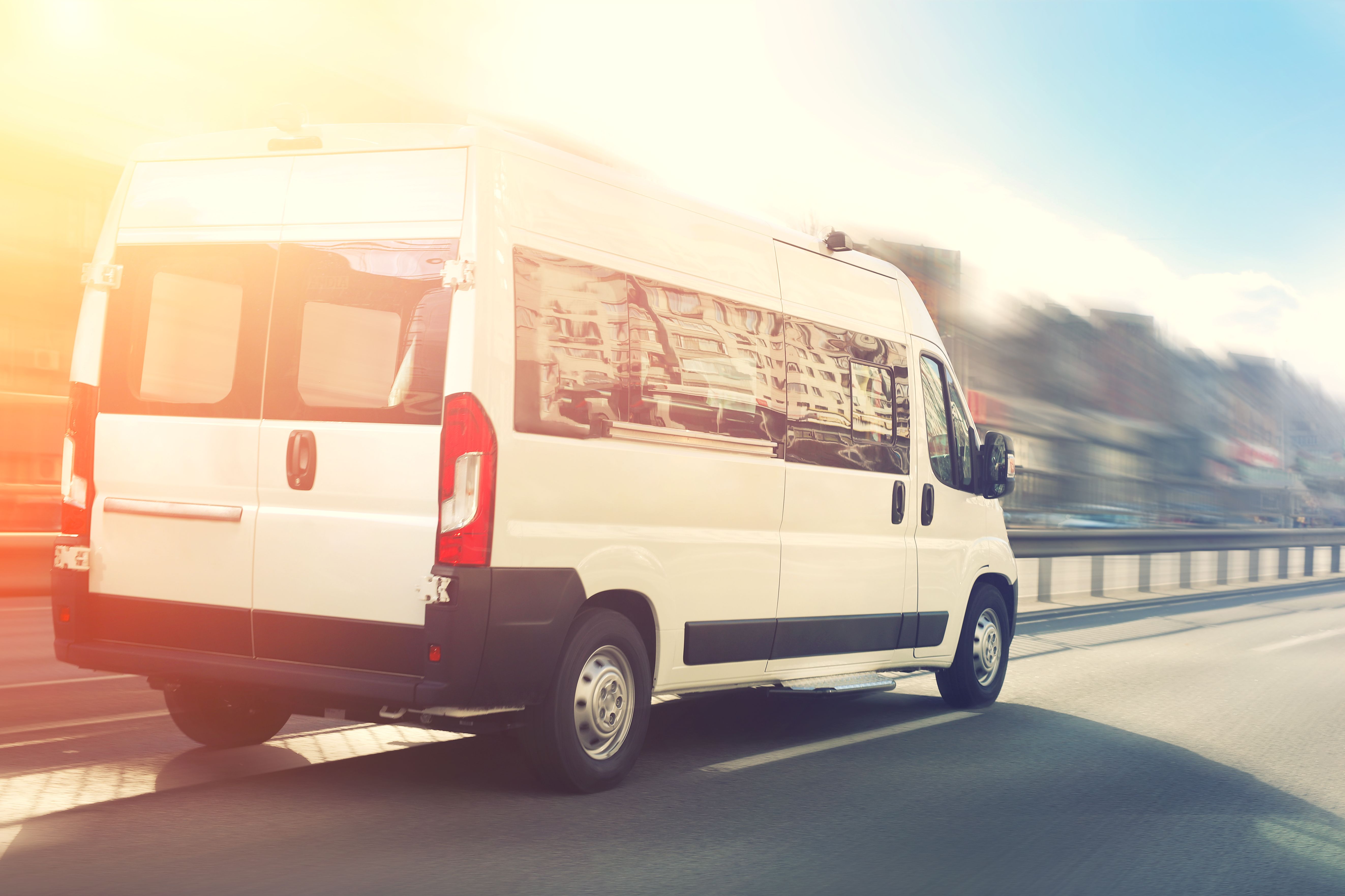 modern minibus