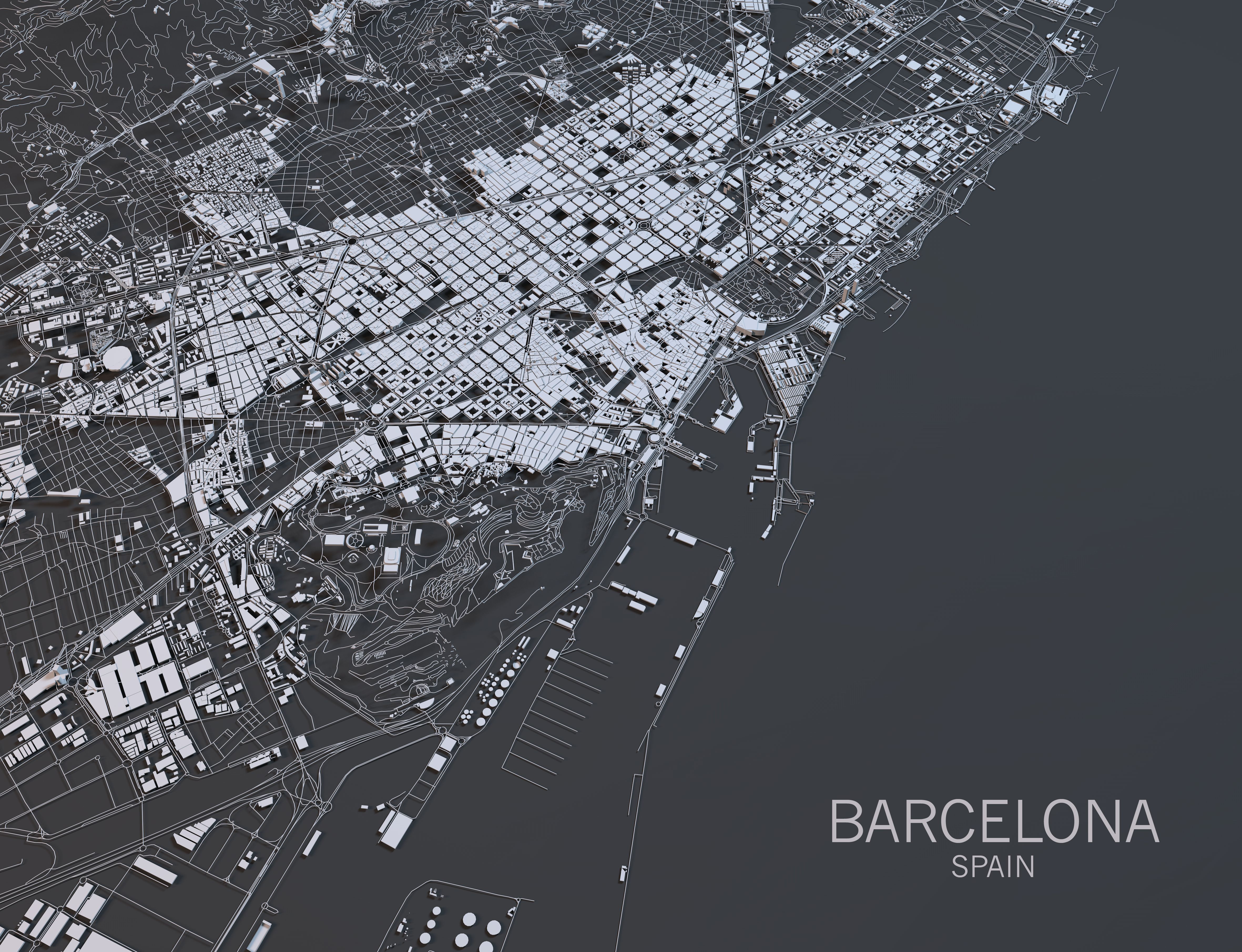 barcelona map