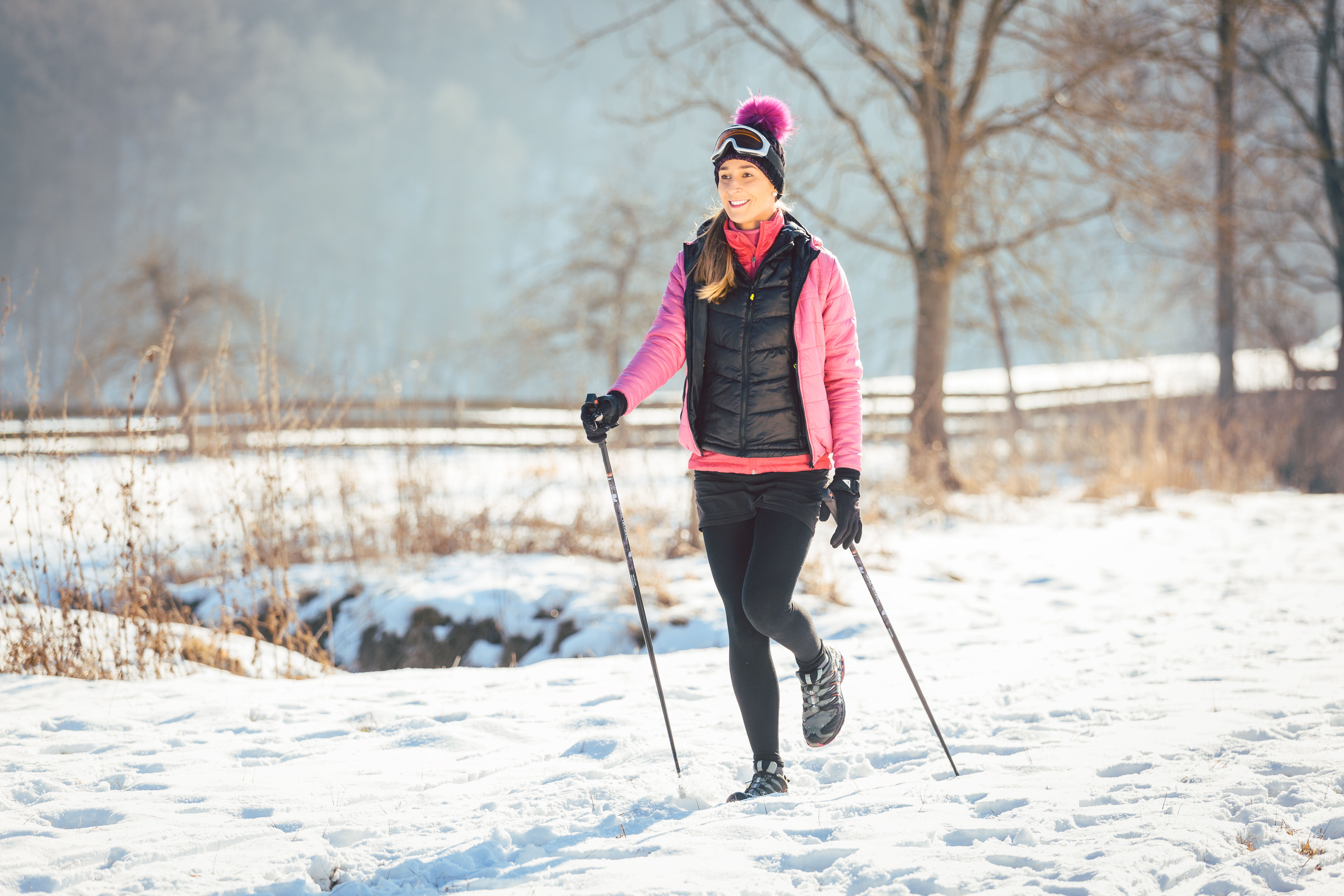 nordic walking winter