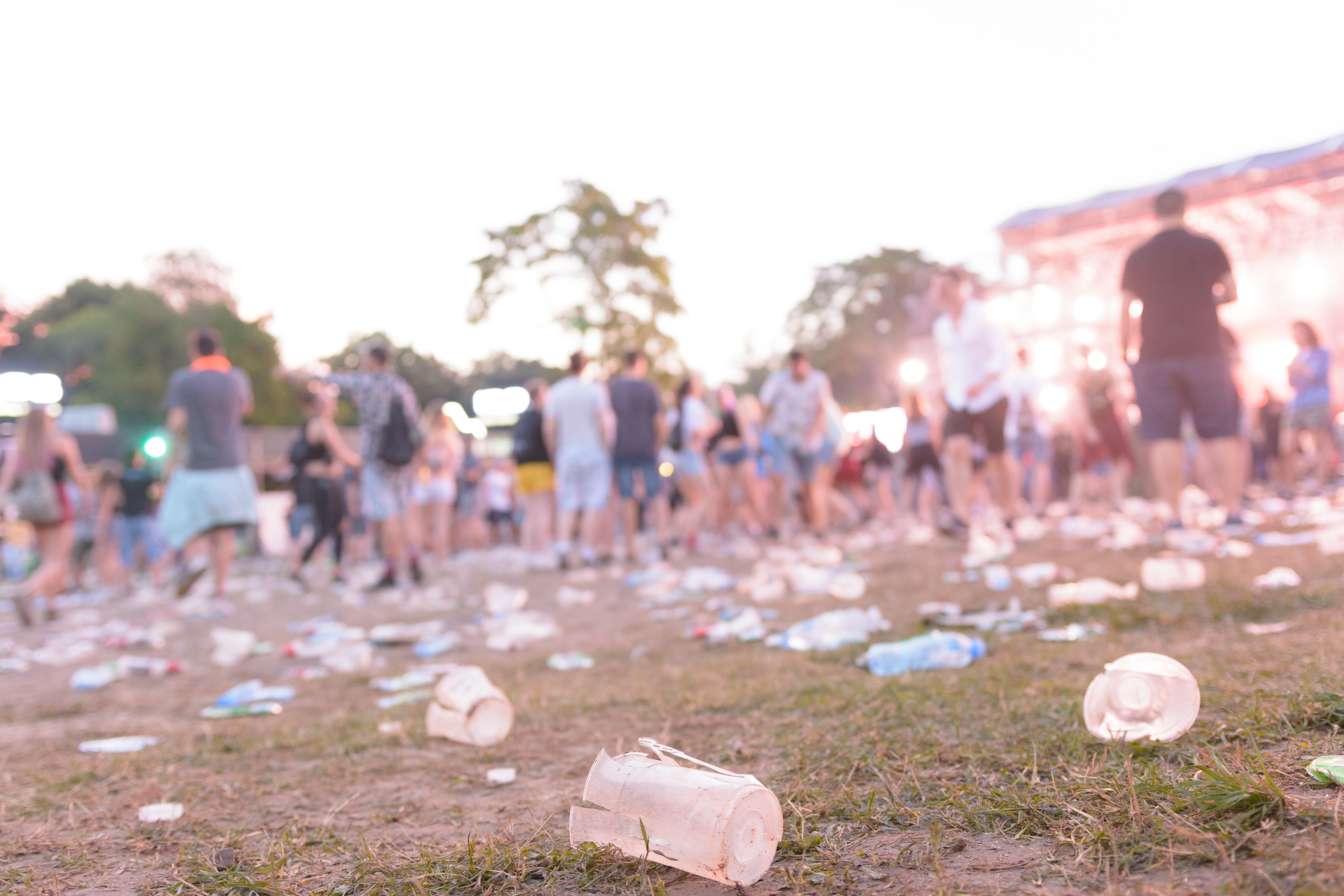 summer festival waste
