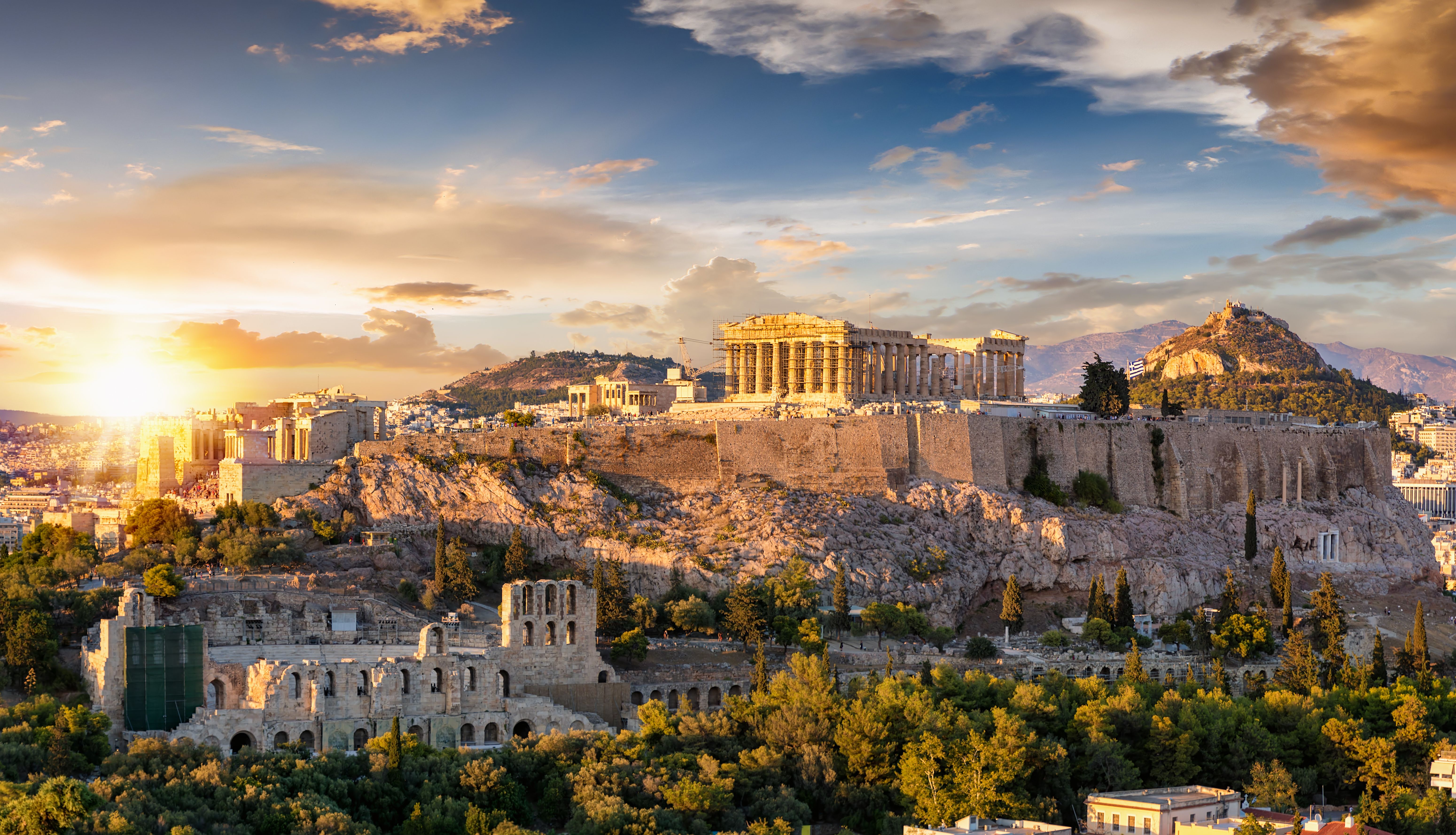 athens skyline